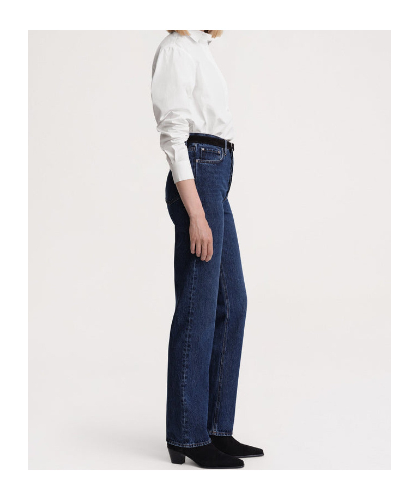 Totême Classic Cut Straight-leg Jeans In Blue