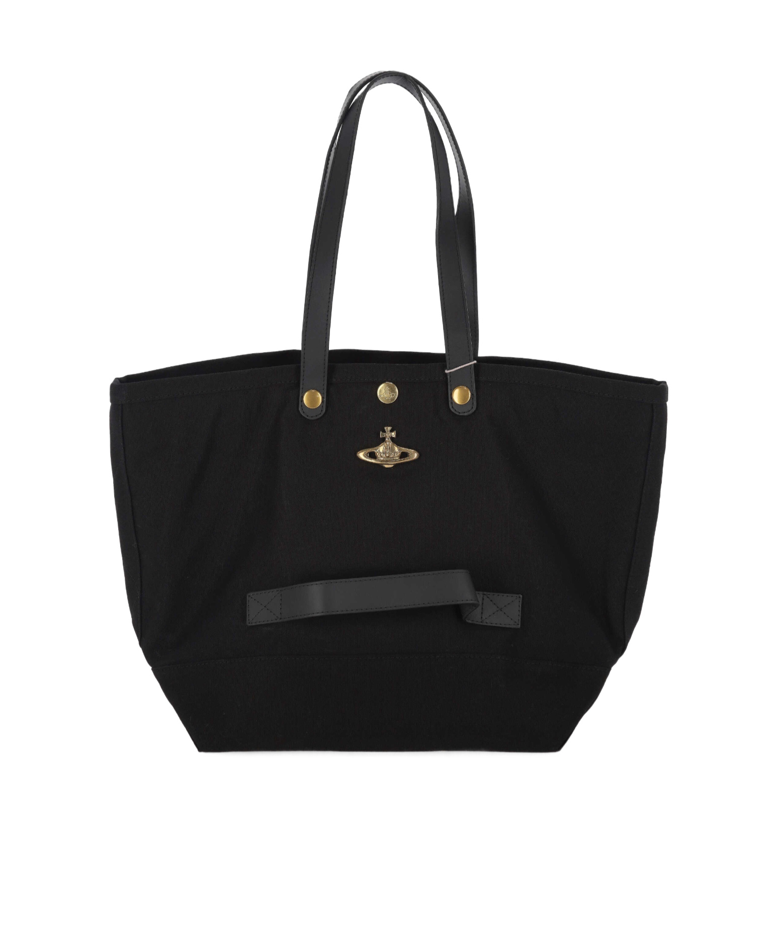 Vivienne Westwood Double Handle Tote Bag In Black