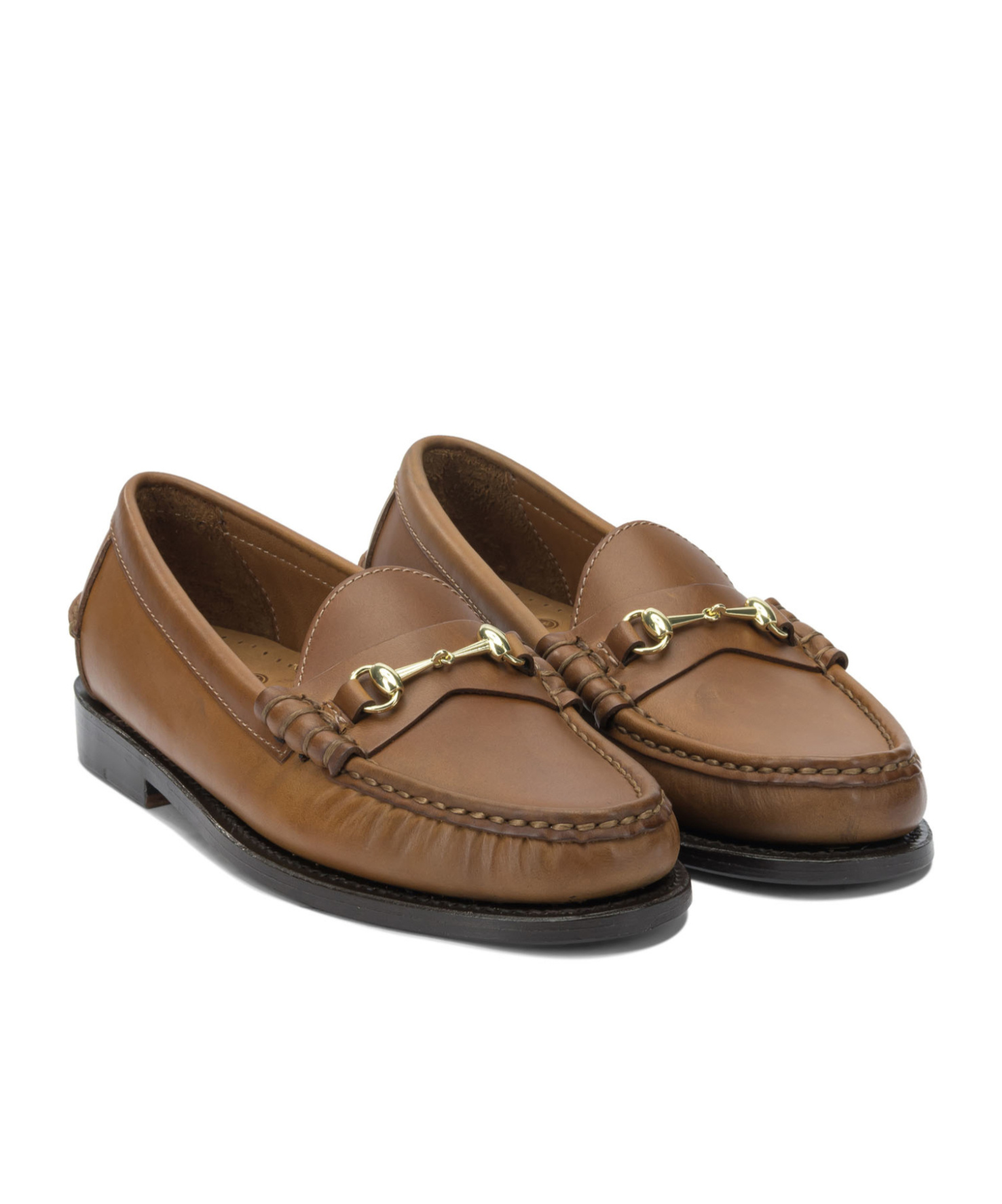 Sebago Horsebit Leather Loafers In Brown
