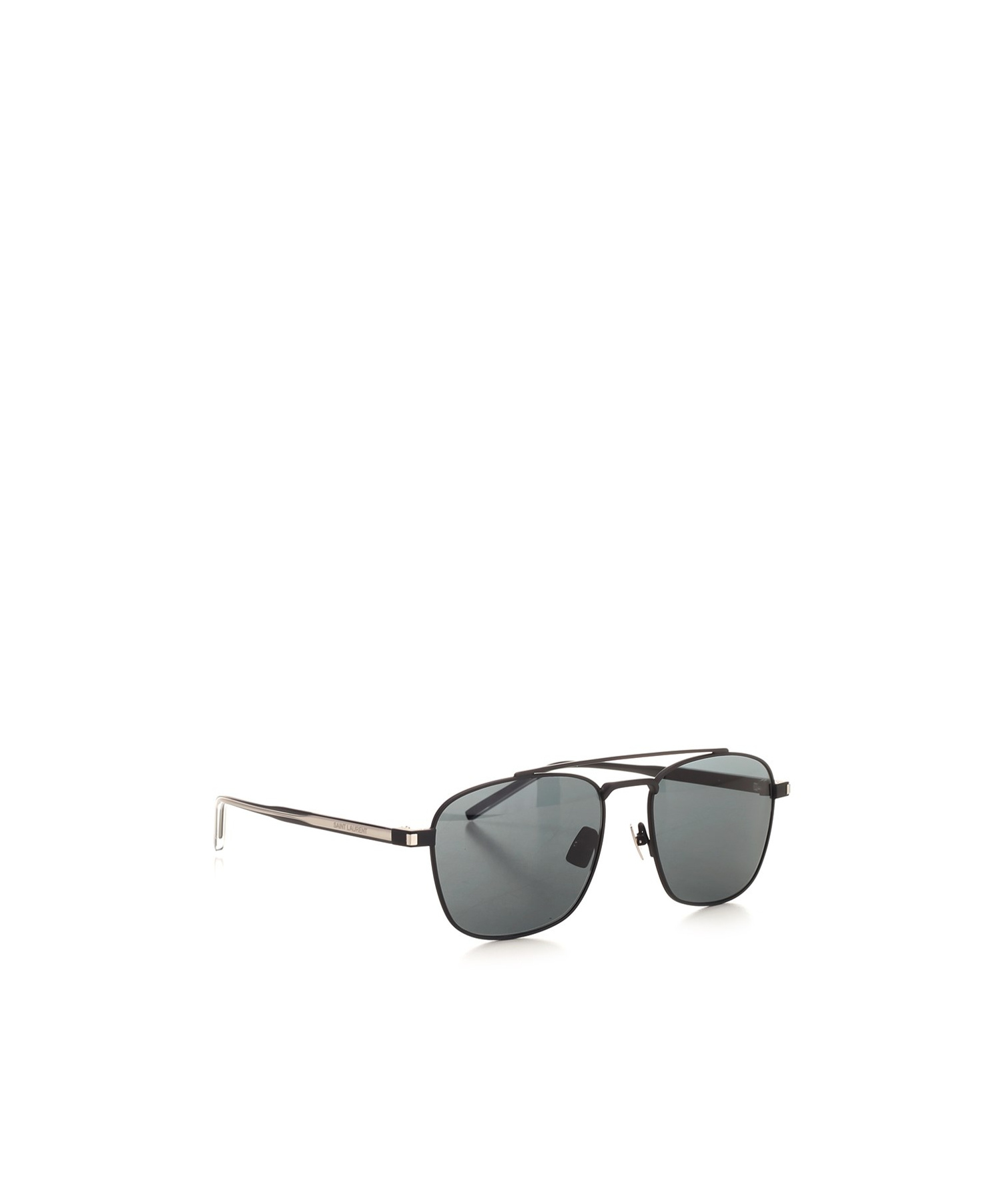 Saint Laurent Pilot-frame Sunglasses In Gray