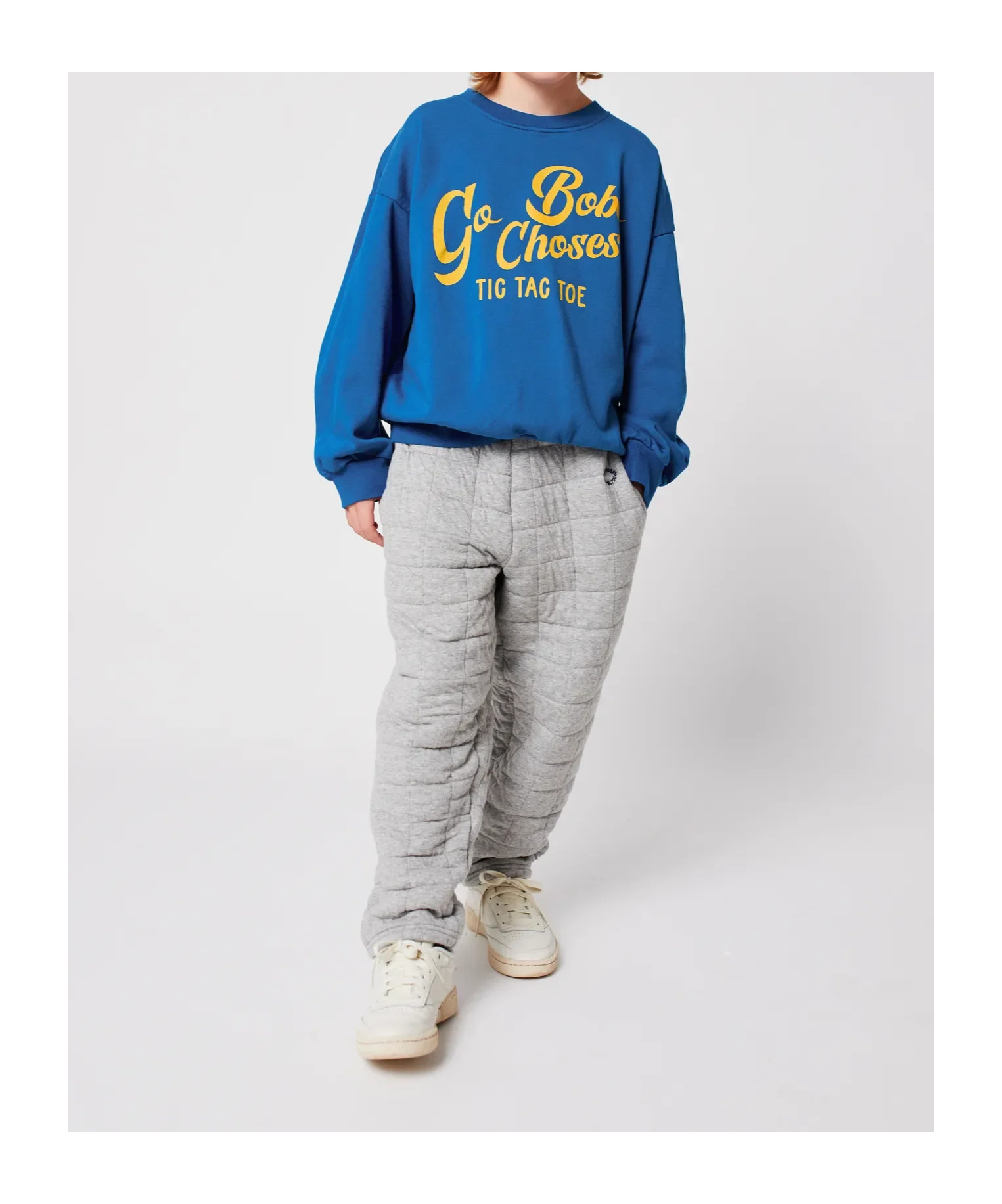 Bobo Choses Crew Neck Sweatshirt In Blue