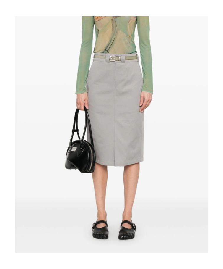 Maison Margiela Belt Loops Skirts In Zen Gray