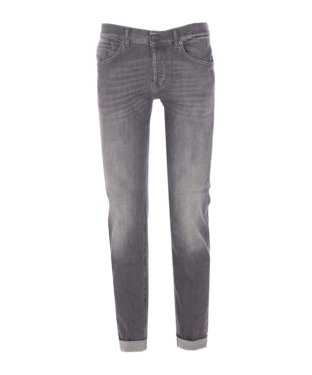 Dondup Slim-fit Gray Denim Jeans In Gray