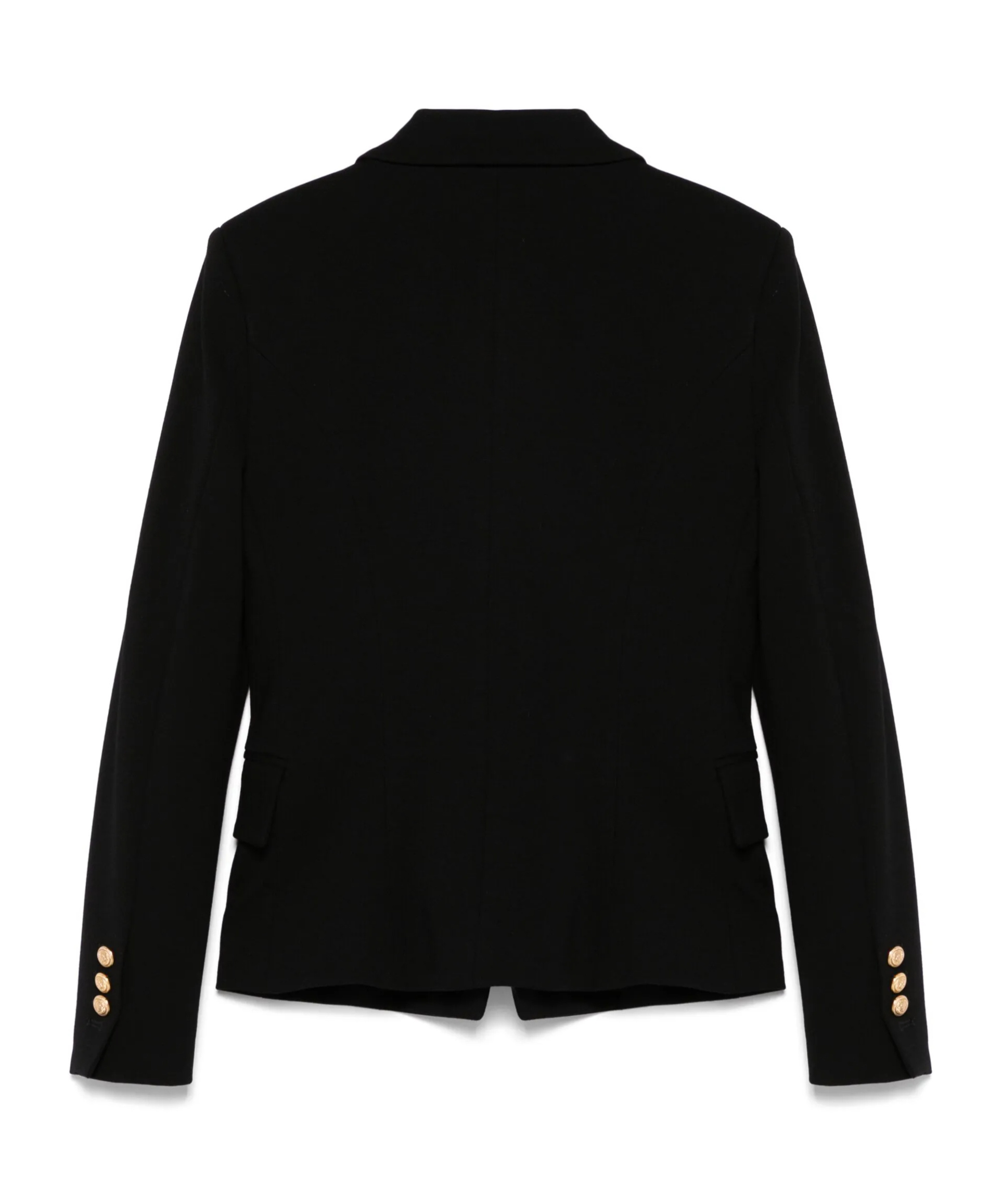 Balmain Long Sleeve Blazer In Black