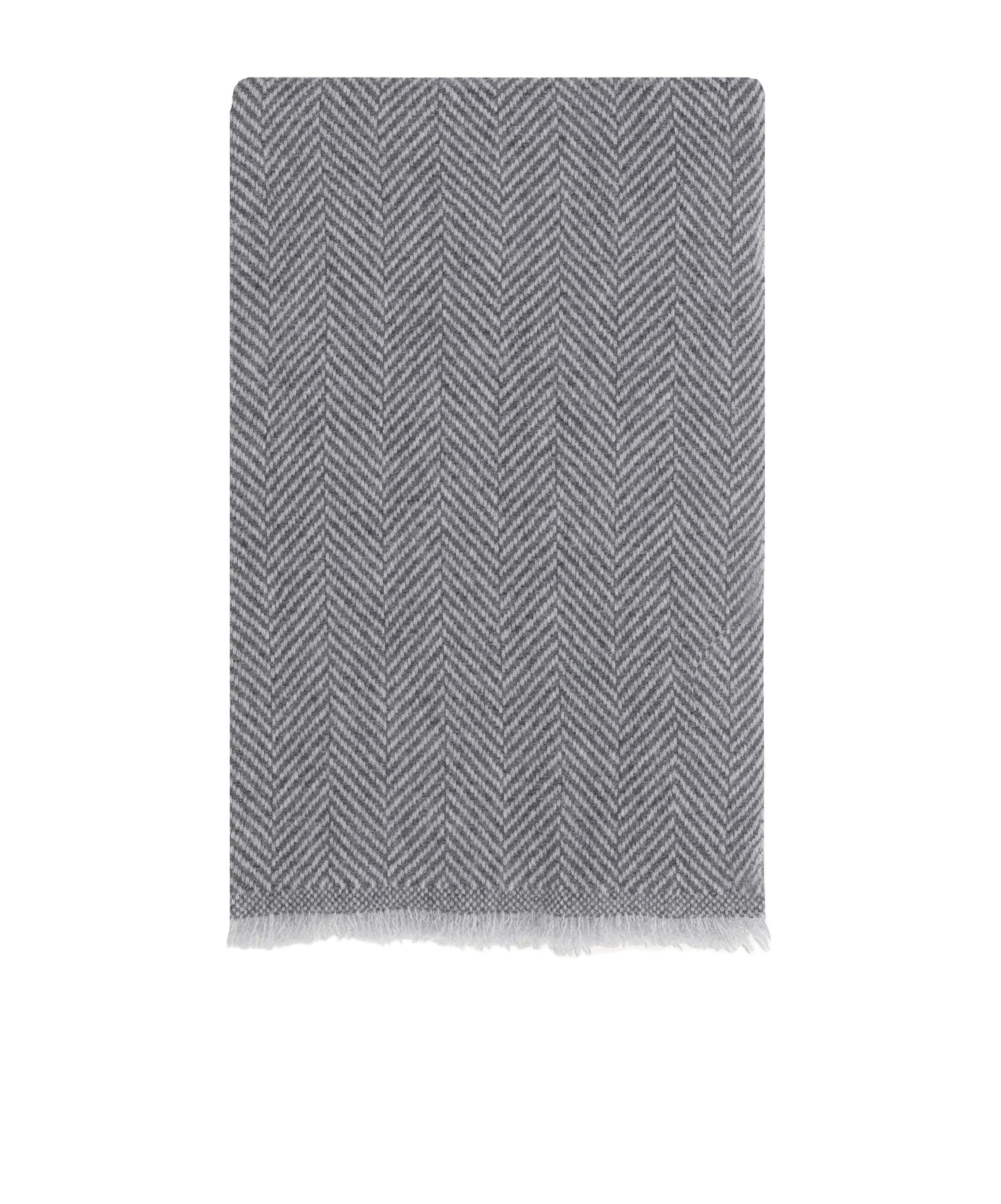 Brunello Cucinelli Cashmere Scarf In Gray
