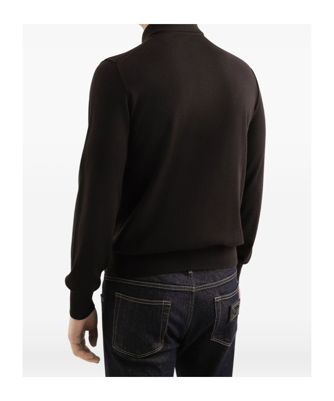 Dolce & Gabbana Long-sleeve Polo Shirt In Multi