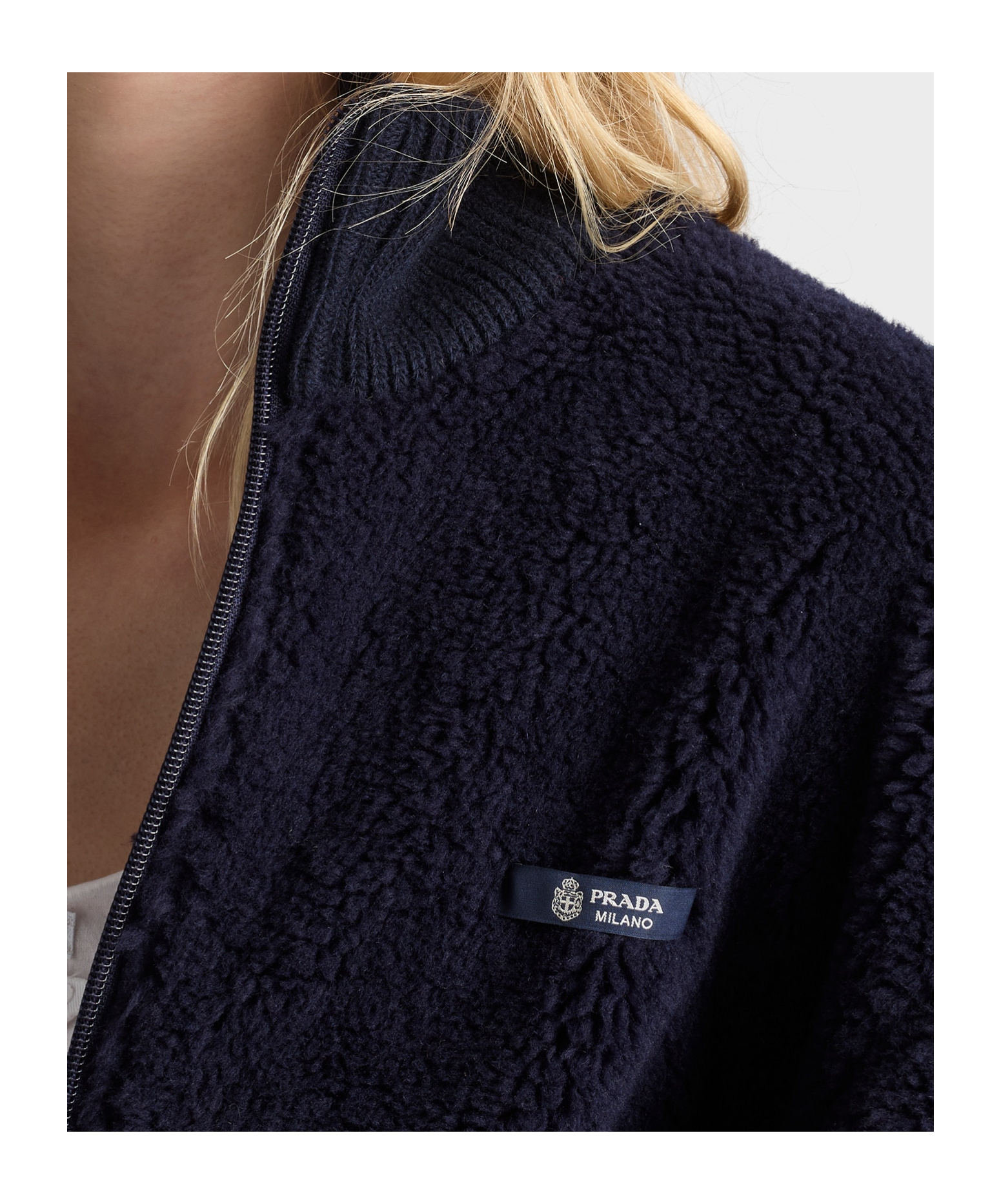 Prada Fleece Jacket In Multi