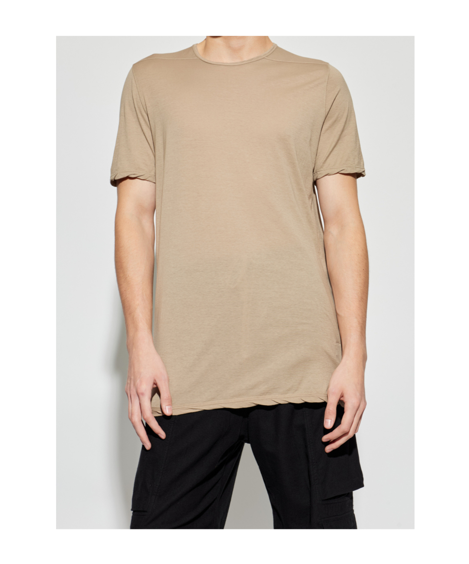 Rick Owens Drkshdw Short-sleeved T-shirt In Brown
