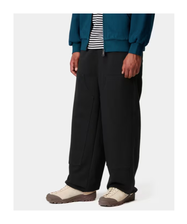 Carhartt Double Knee Sweat Pant In Black