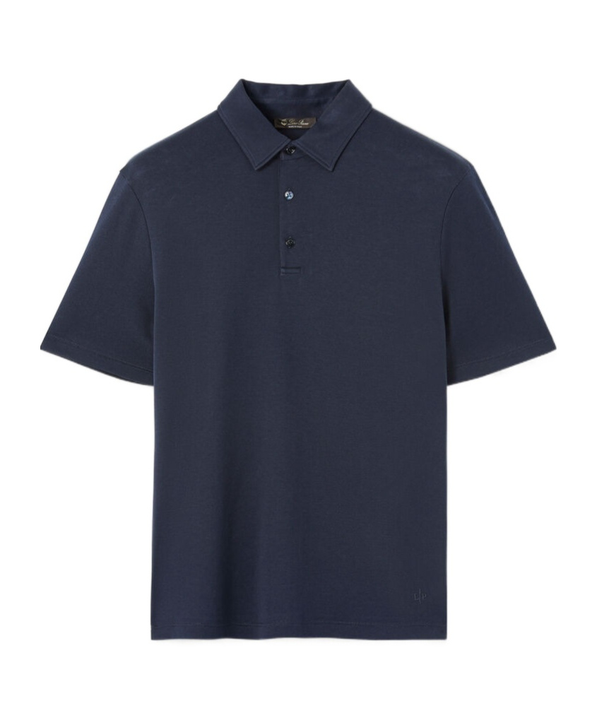 Loro Piana Short-sleeved Polo Shirt In Black