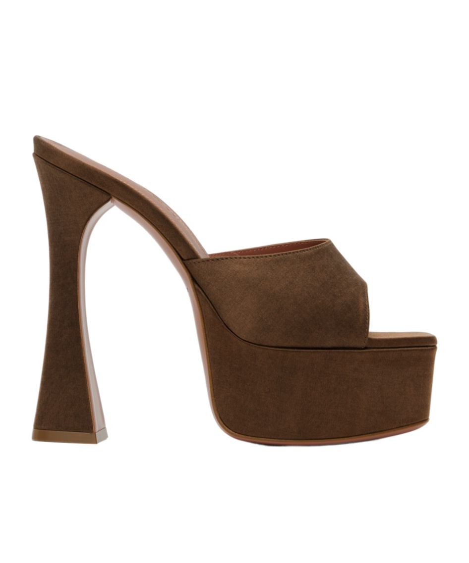 AMINA MUADDI DALIDA SQUARE-TOED HIGH-HEELED SANDALS