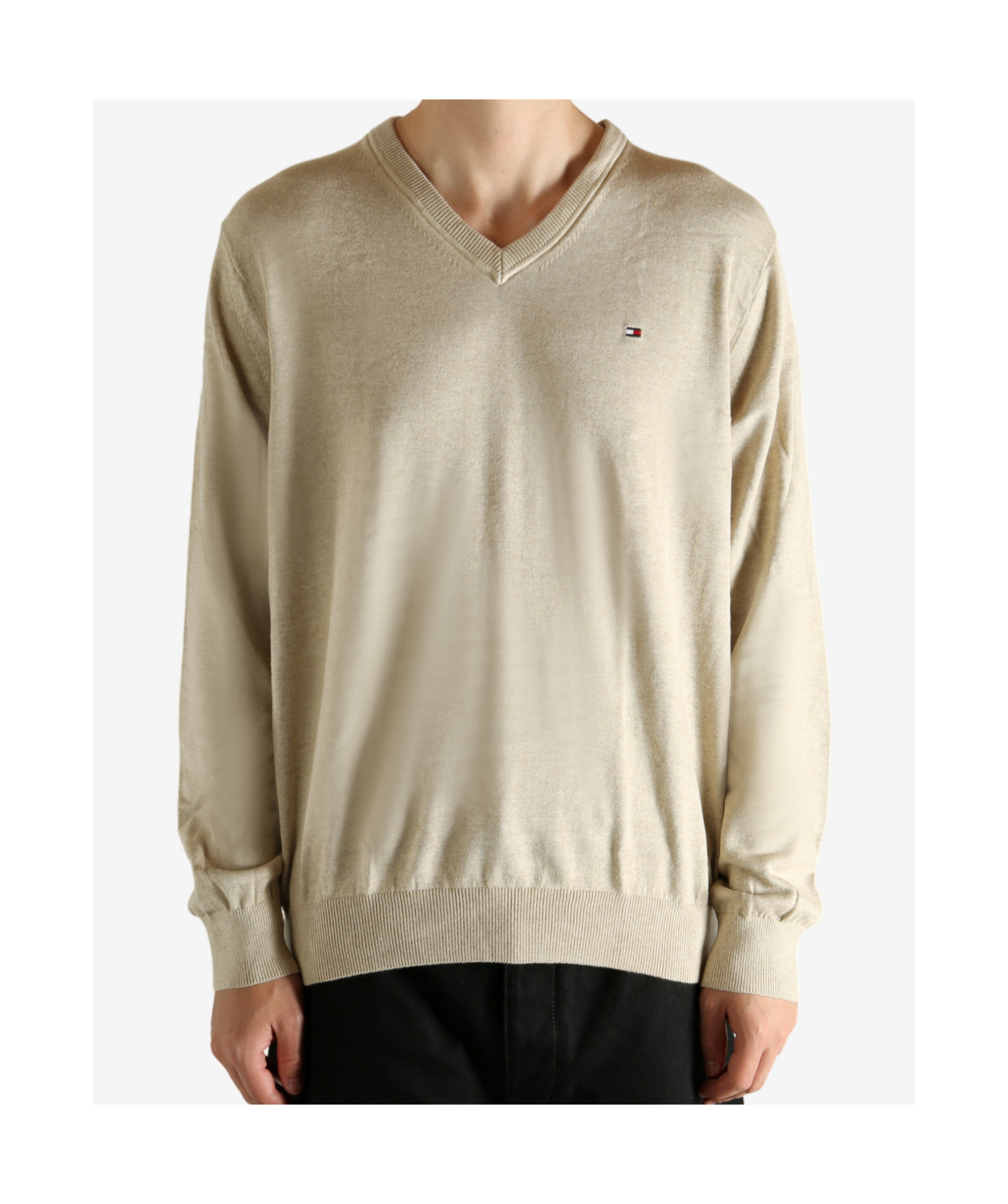 Tommy Hilfiger M Syracuse Vneck Sweater In Gold
