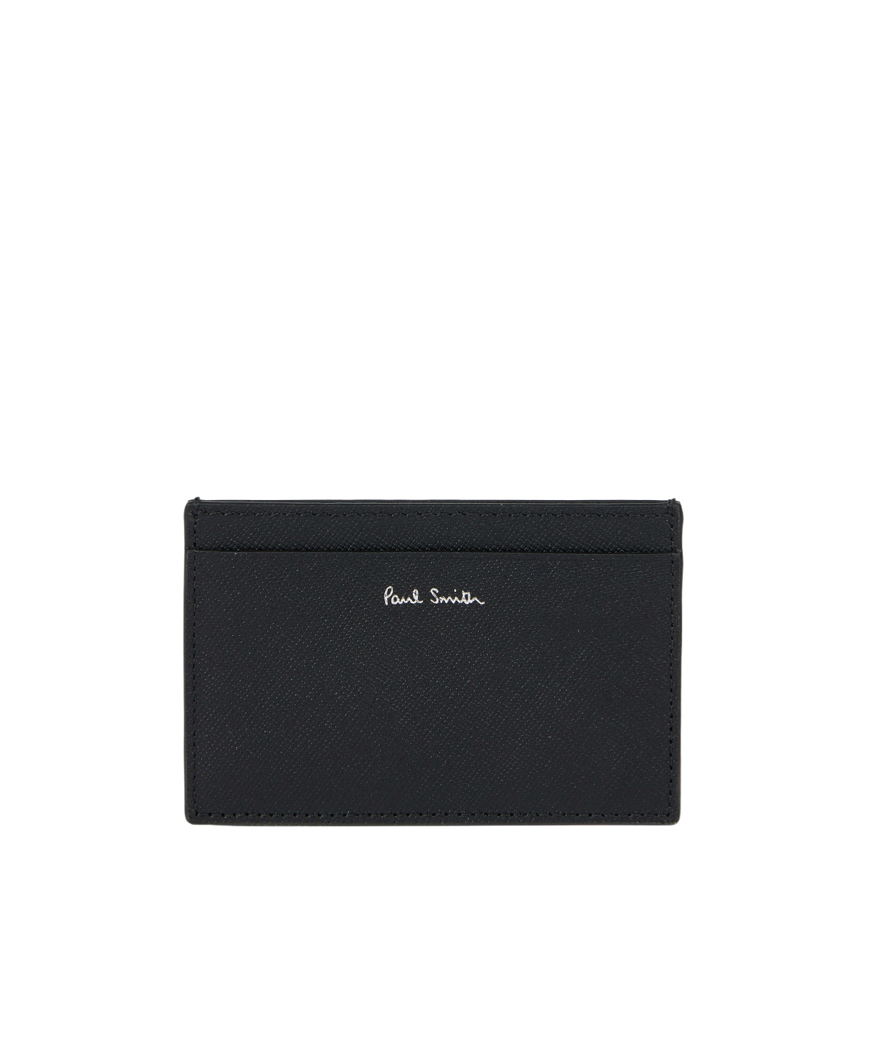 Paul Smith 'commuter Mini' Print Card Holder Black In Green