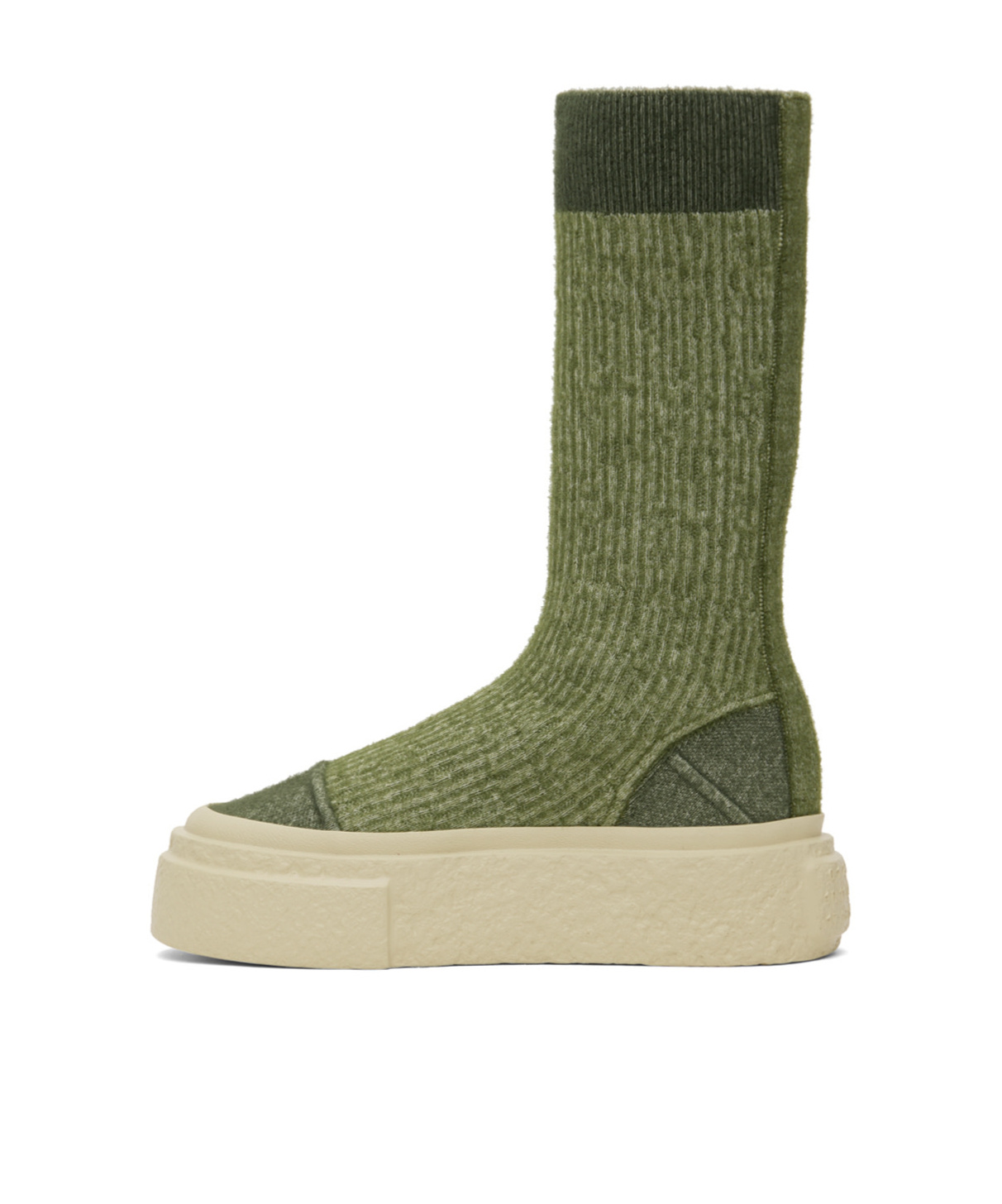 Shop Mm6 Maison Margiela Numbers-motif Sneakers In Green