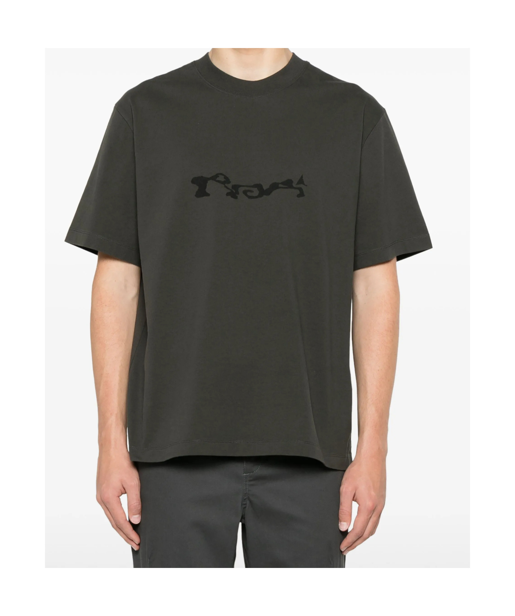 Roa Short-sleeved T-shirt In Black Olive