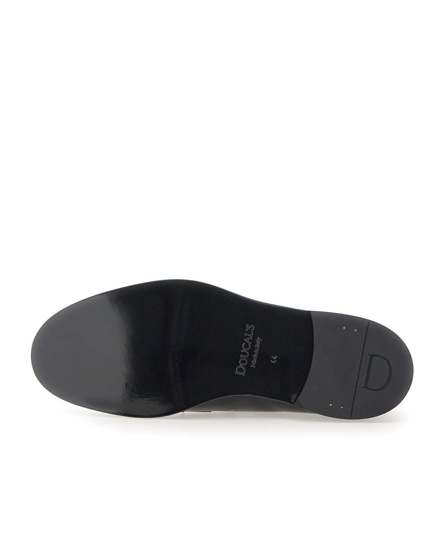 Doucal's Almond-toe Leather Derby Shoes In Black