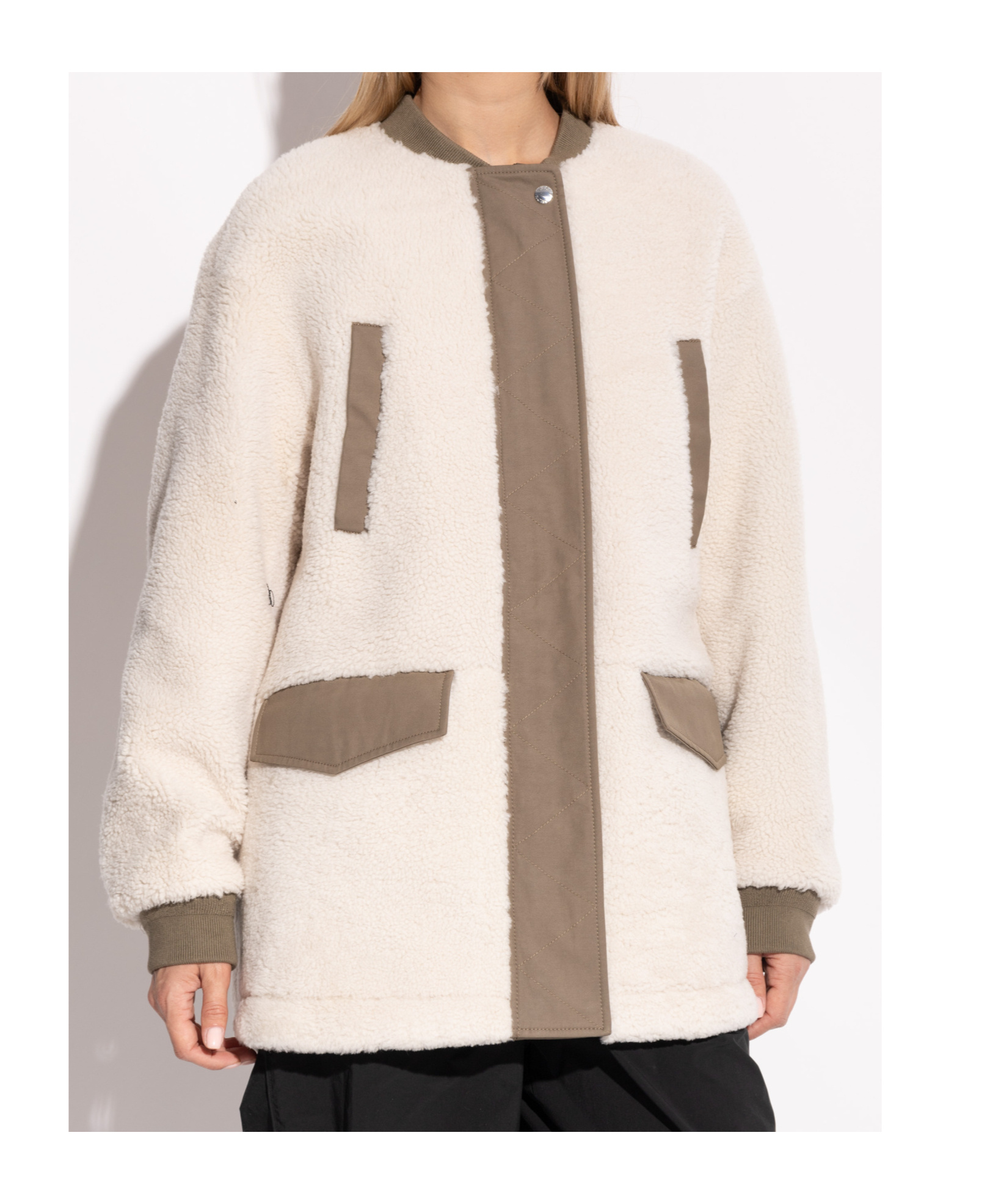 Shop Yves Salomon Reversible Coat In Brown
