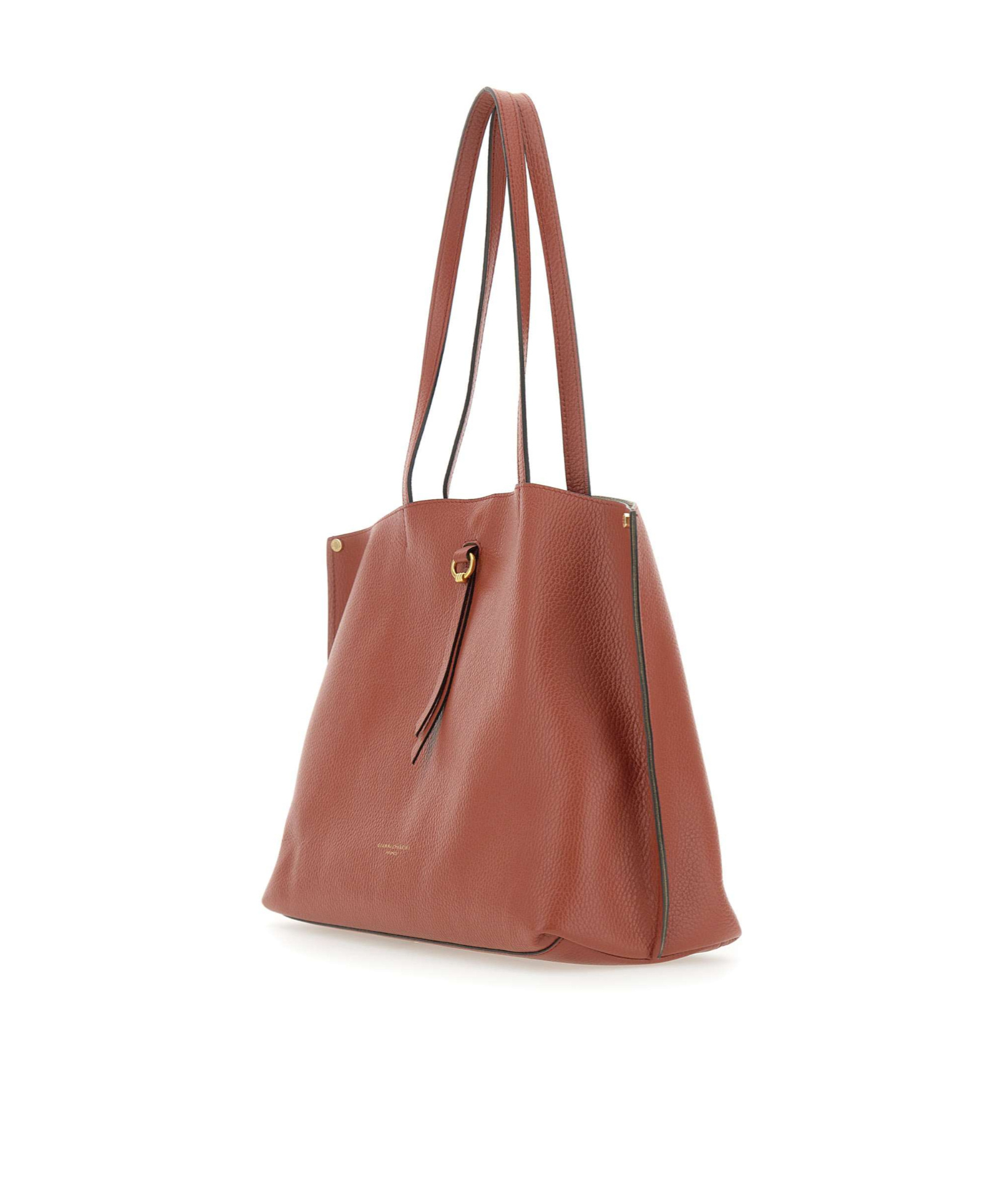 Gianni Chiarini Tassel-detail Leather Tote Bag In Brown