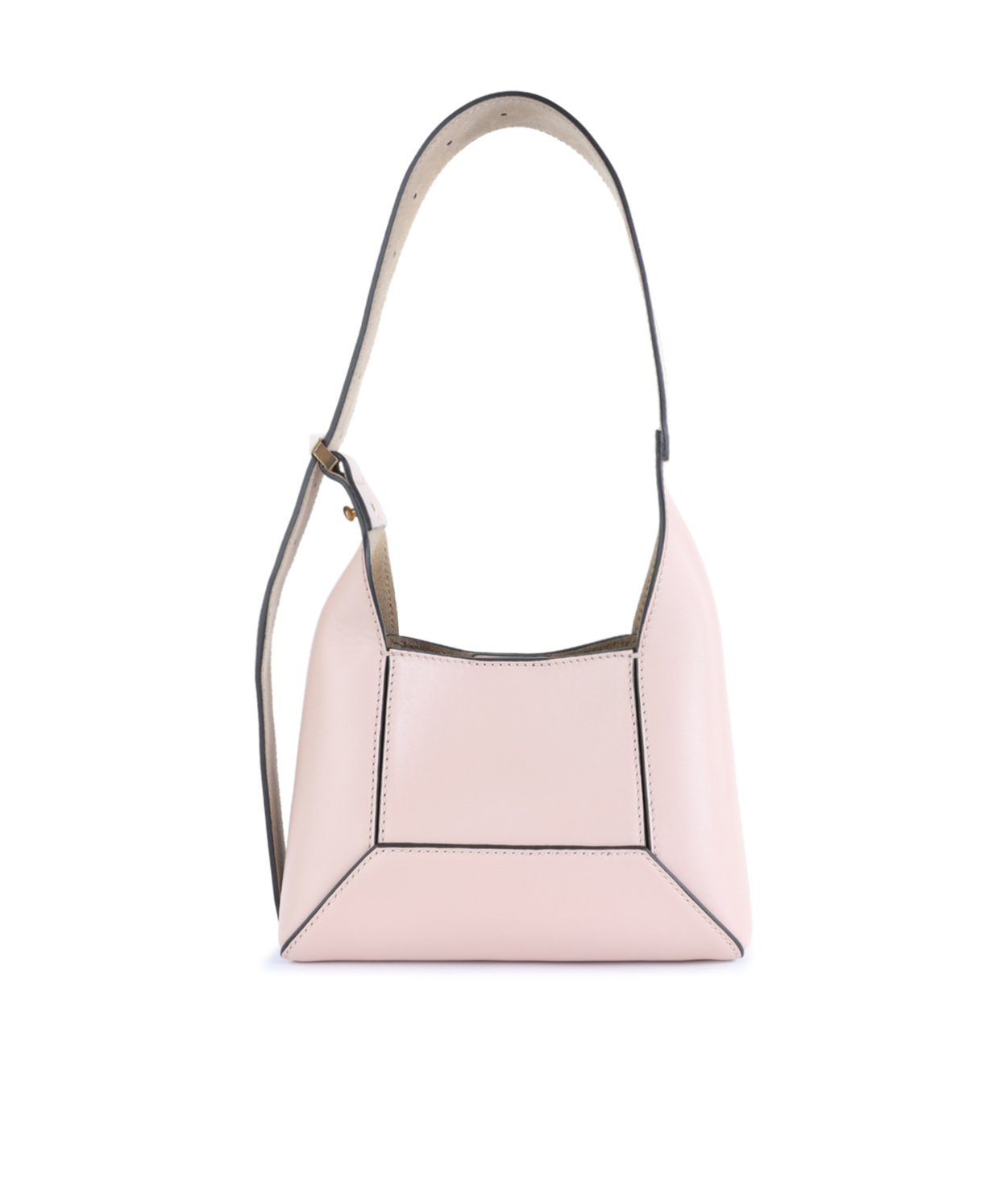 Jimmy Choo Beige Leather Shoulder Bag In Pink