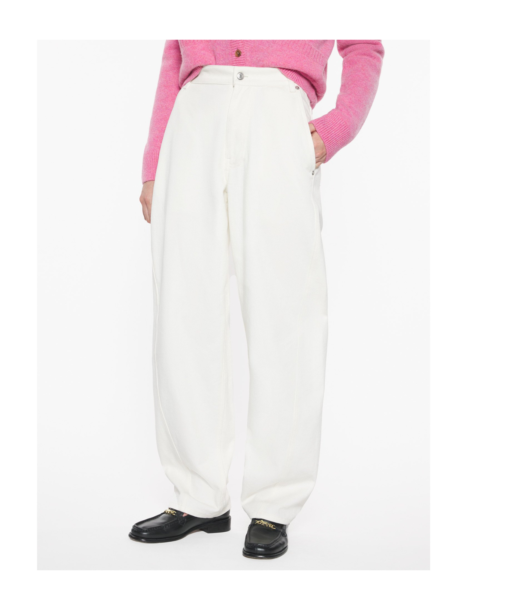 Maison Kitsuné Tapered Jeans In Gray