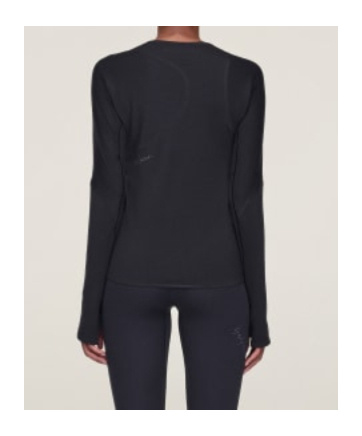 Y-3 Running Long-sleeved T-shirt In Black