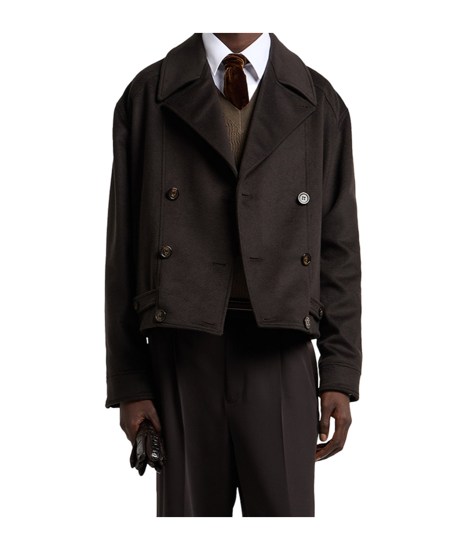Emporio Armani Long-sleeved Casual Jacket In Black