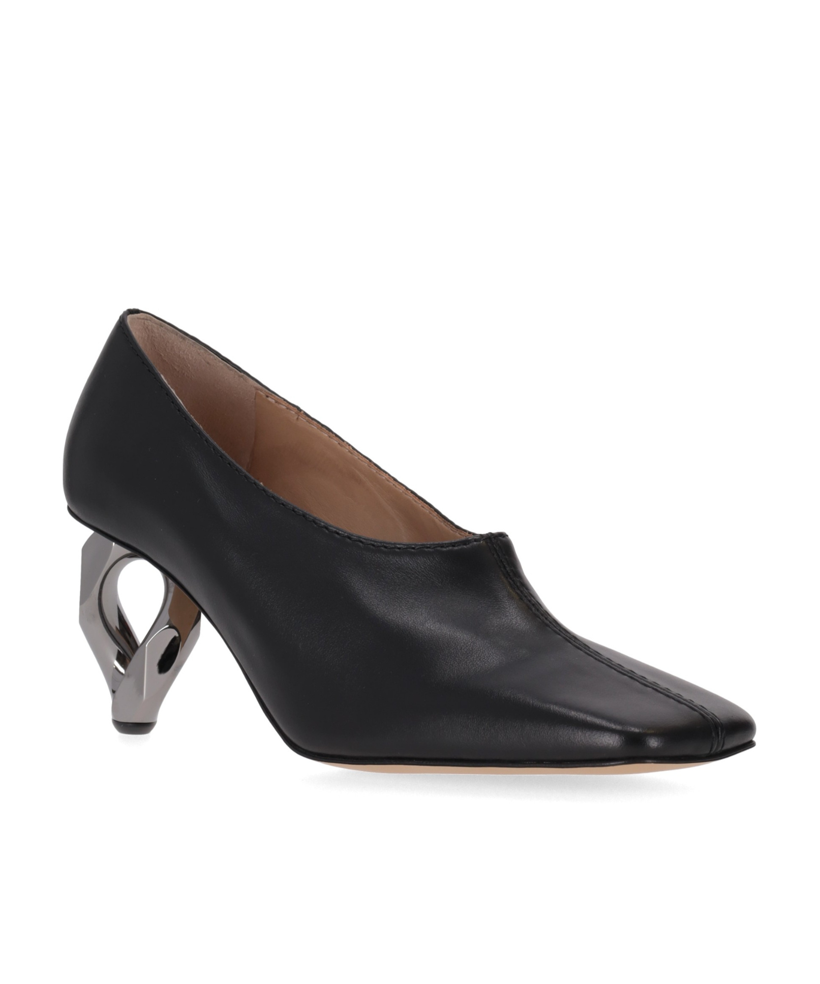 Jw Anderson Stitch Chain Heel Pump W In Black