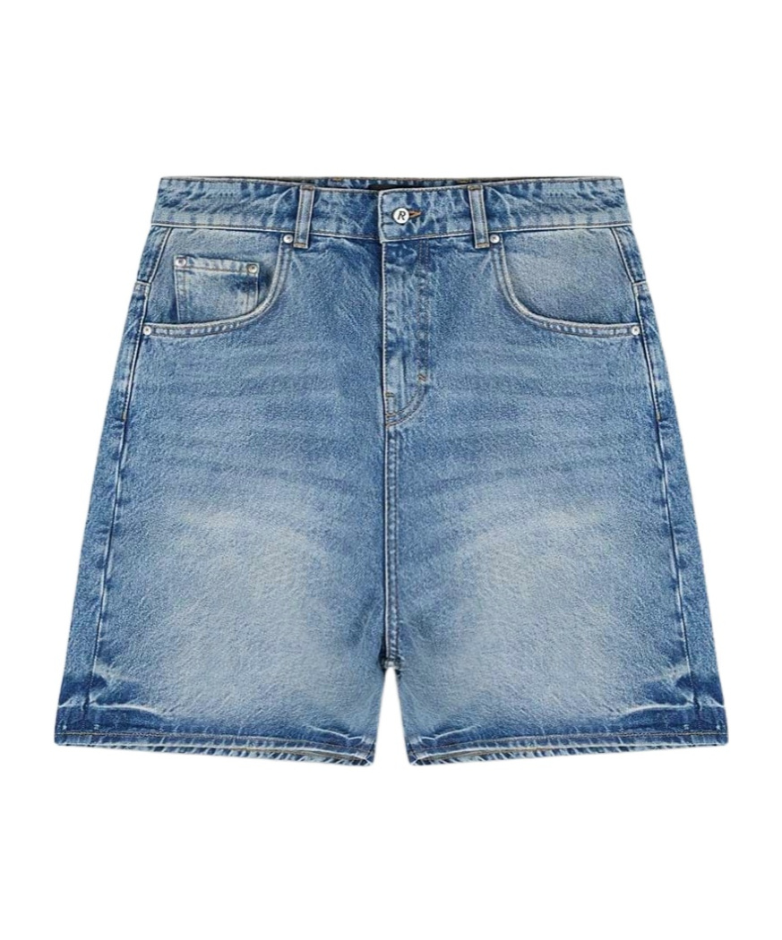 Represent R10t Tailored Denim Shorts In Blue