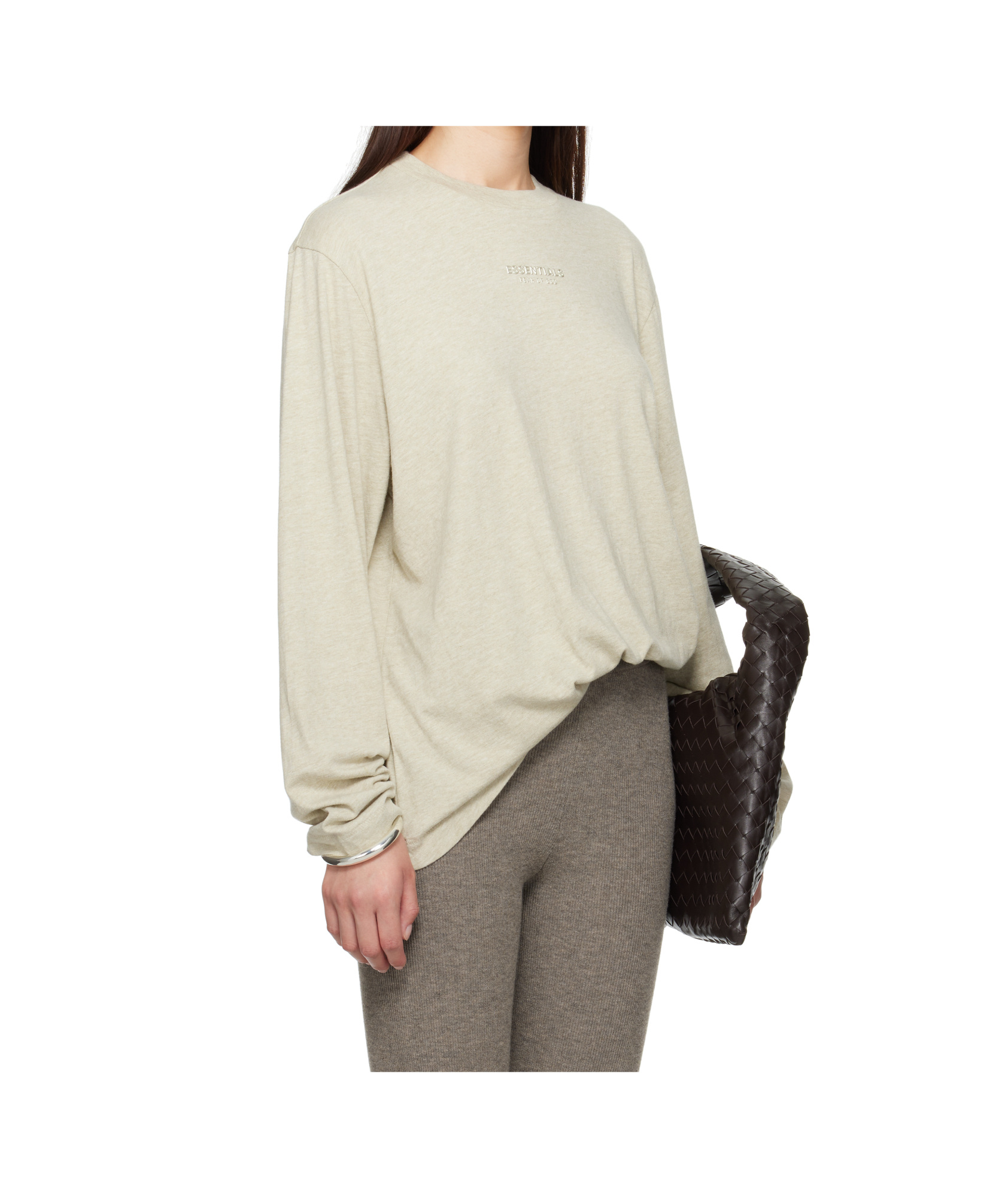 ESSENTIALS LONG SLEEVE LOGO T-SHIRT