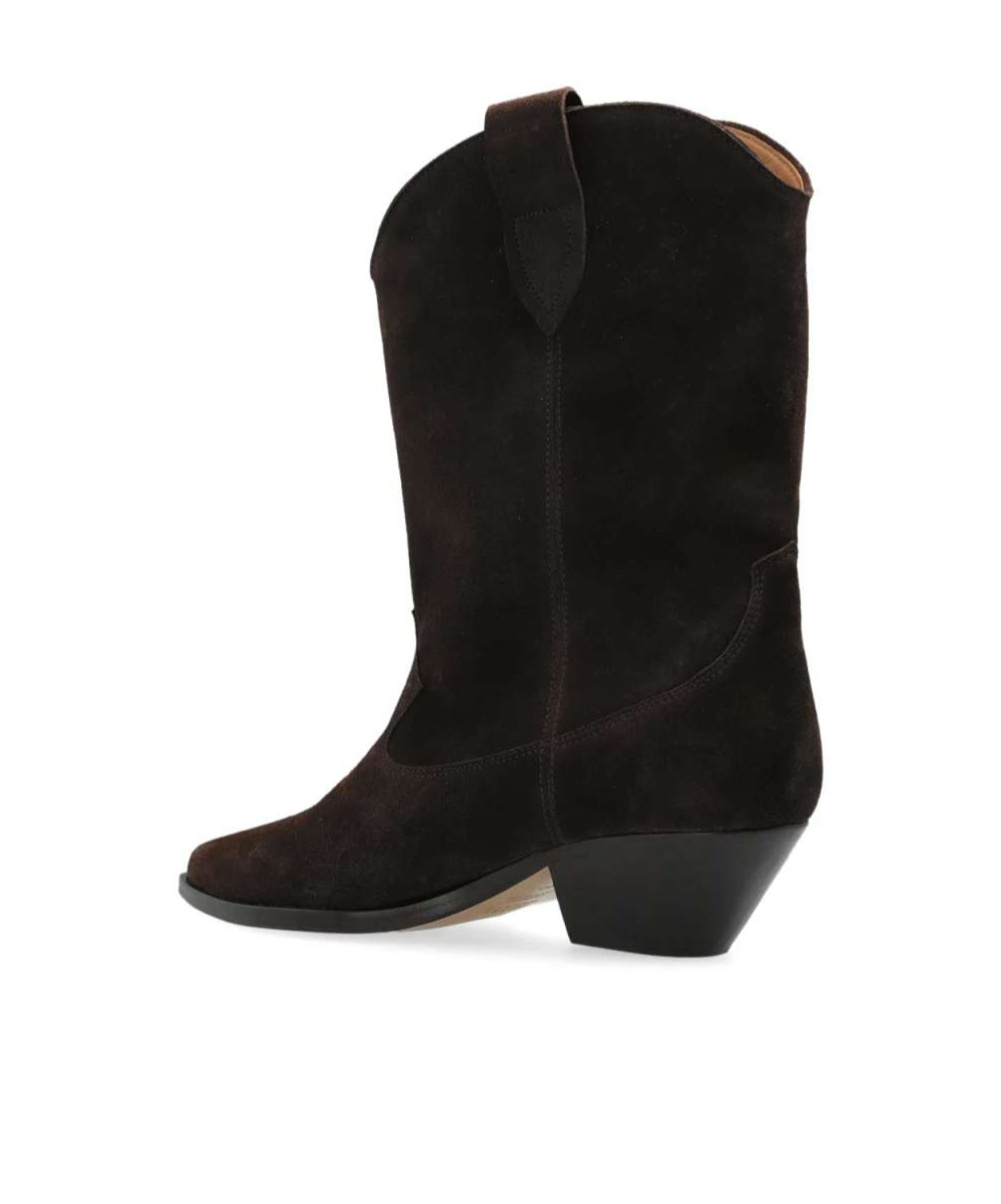 Isabel Marant Pointed Ankle Boots In Burgundy