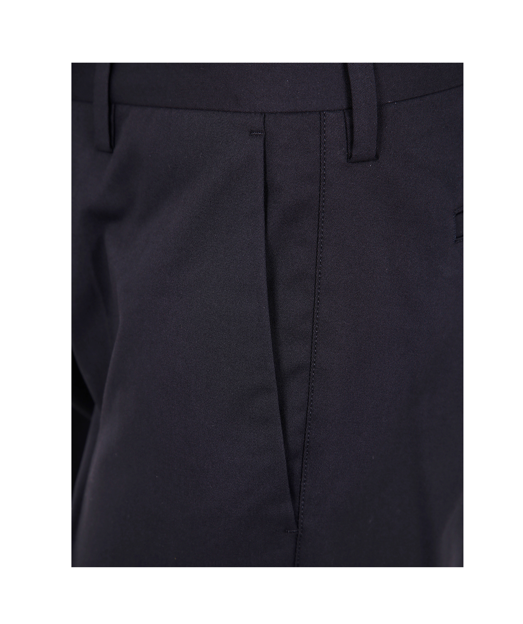 Paul Smith Mid-waist Tapered Casual Pants In Black