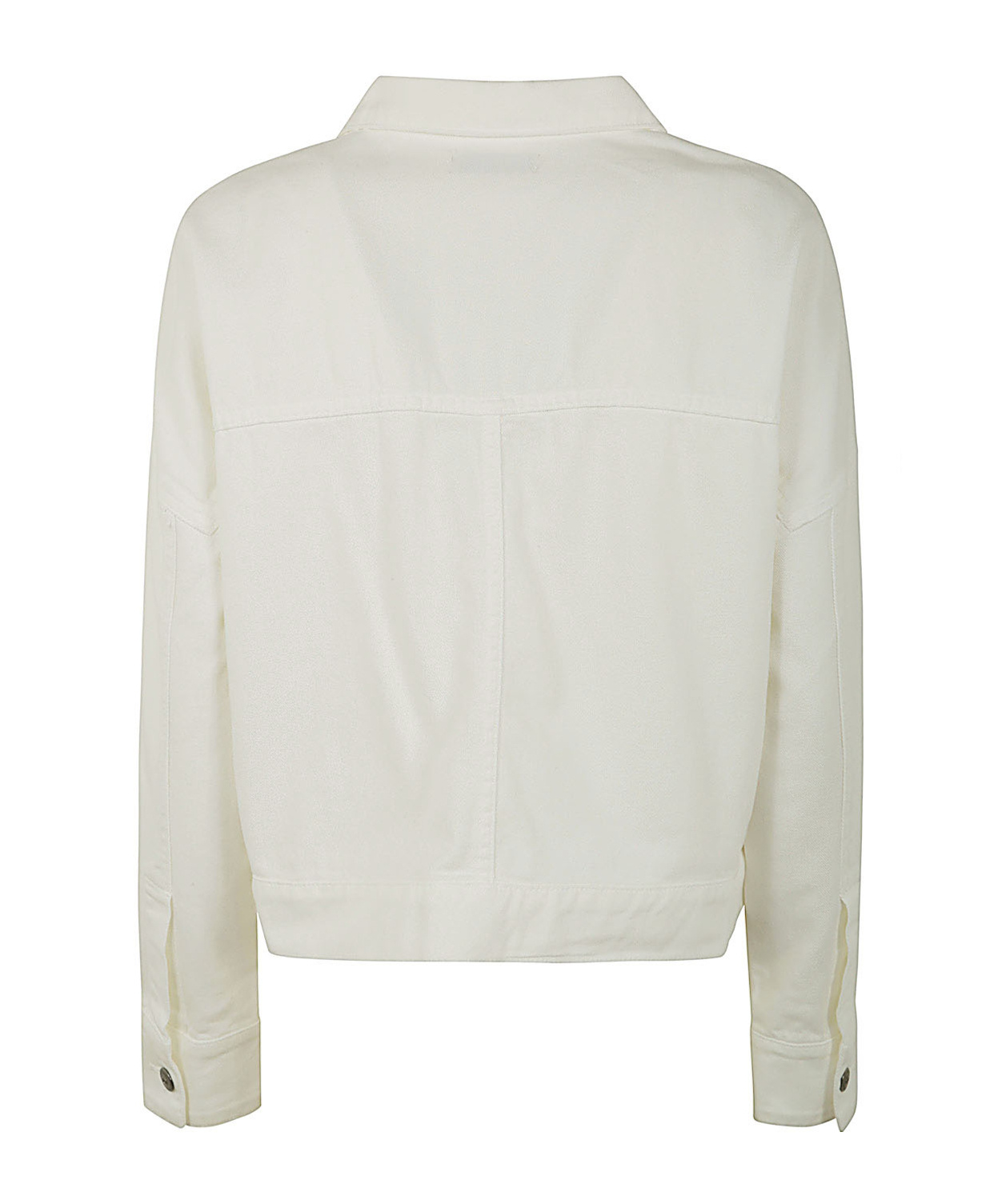 Antonelli Gordon Denim Bomber Jacket In White