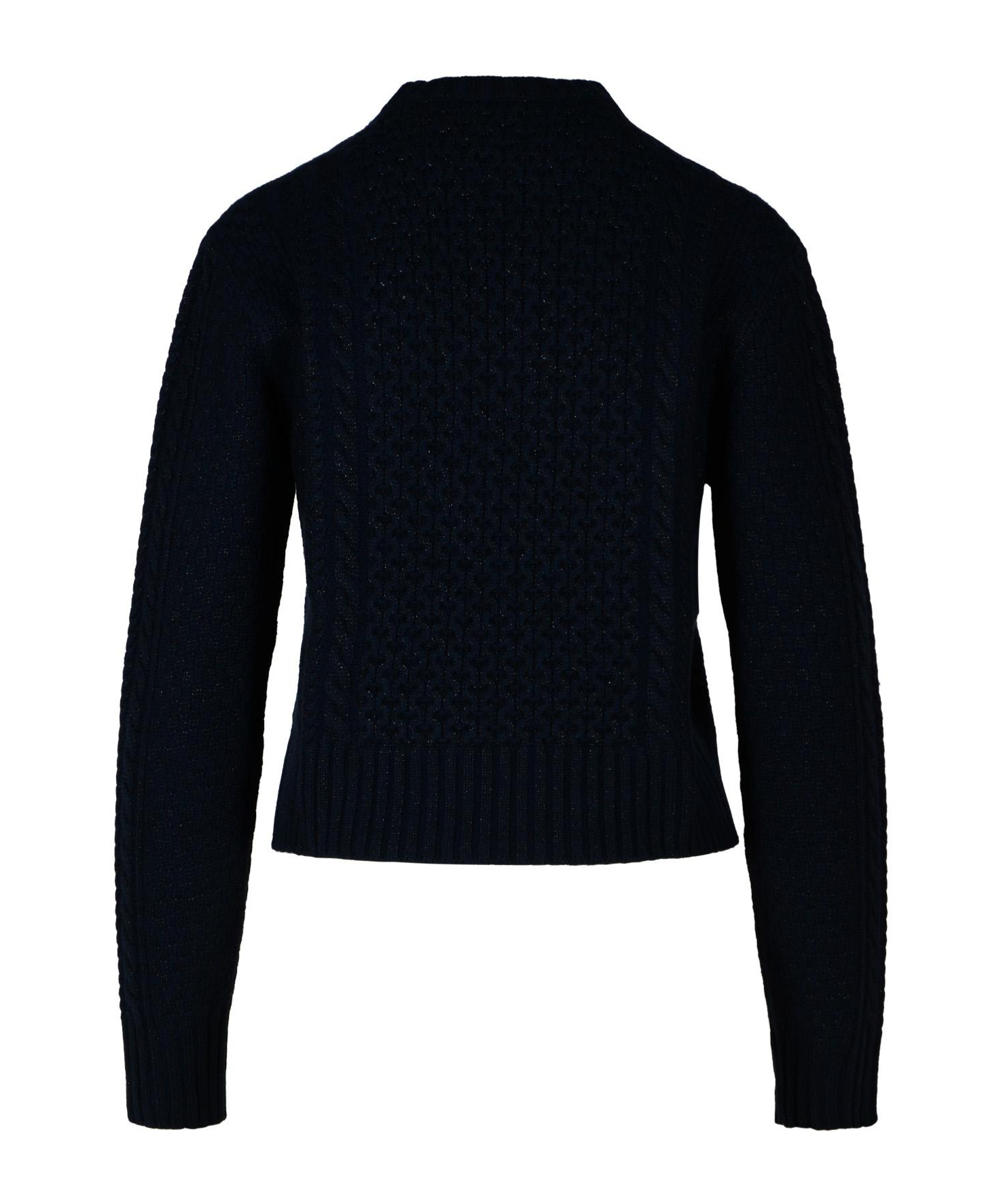 Fabiana Filippi Round Neck Sweater In Black