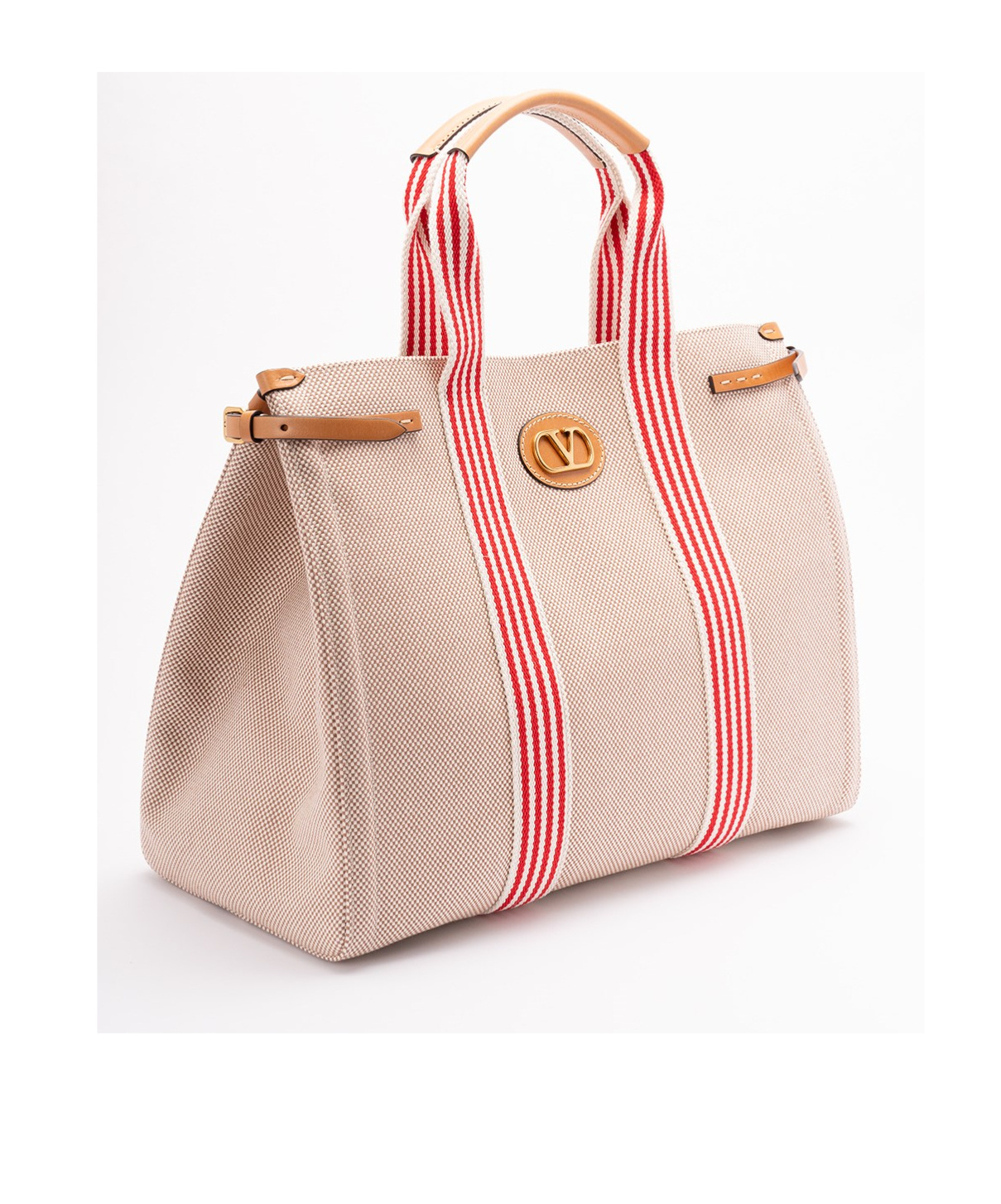 Valentino Antibes Tote Bag In Nude