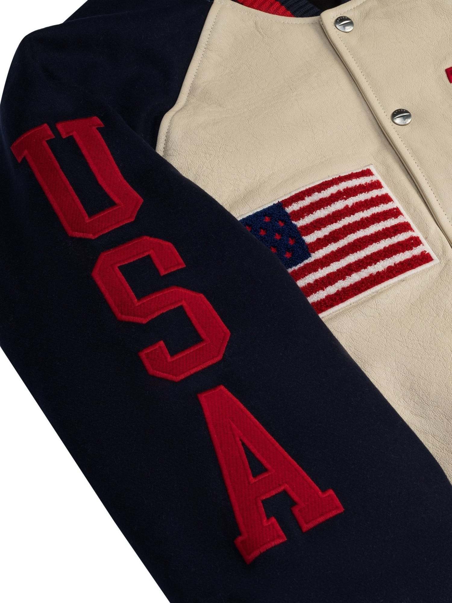 Rhude St. Croix Varsity Jacket In Black