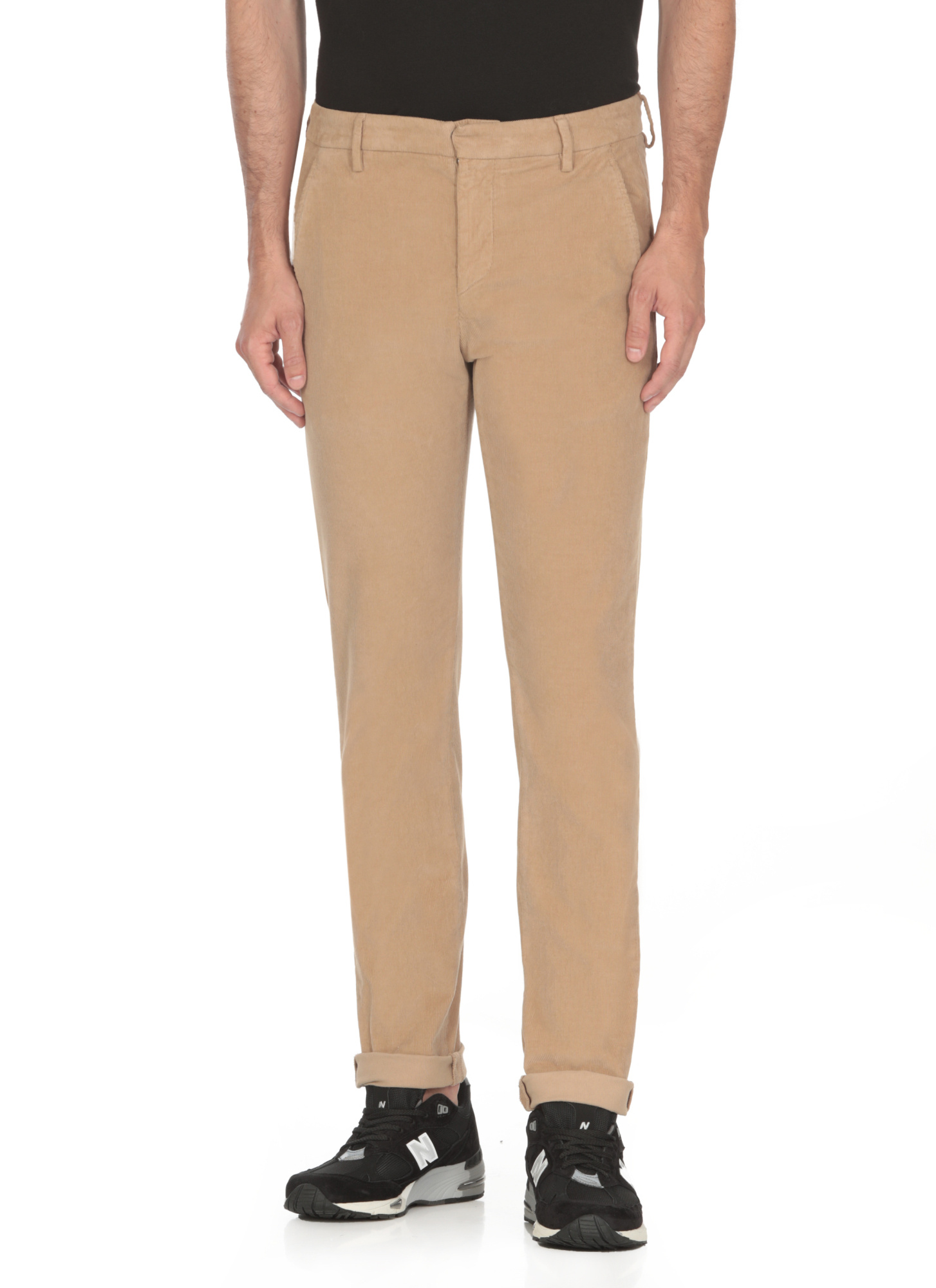 Dondup Beige Chino Trousers In Nude