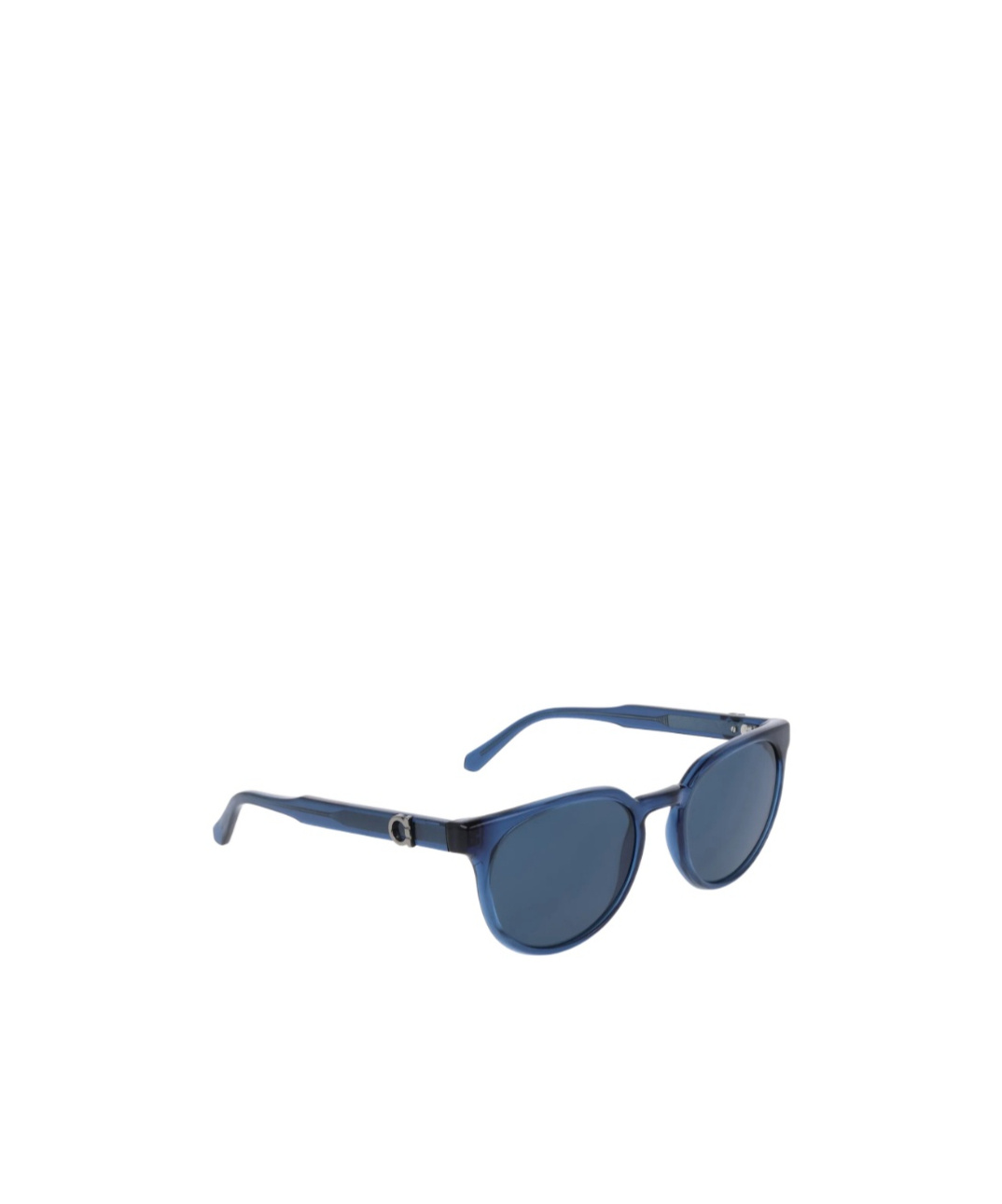 Ferragamo Geometric Frame Sunglasses In Blue