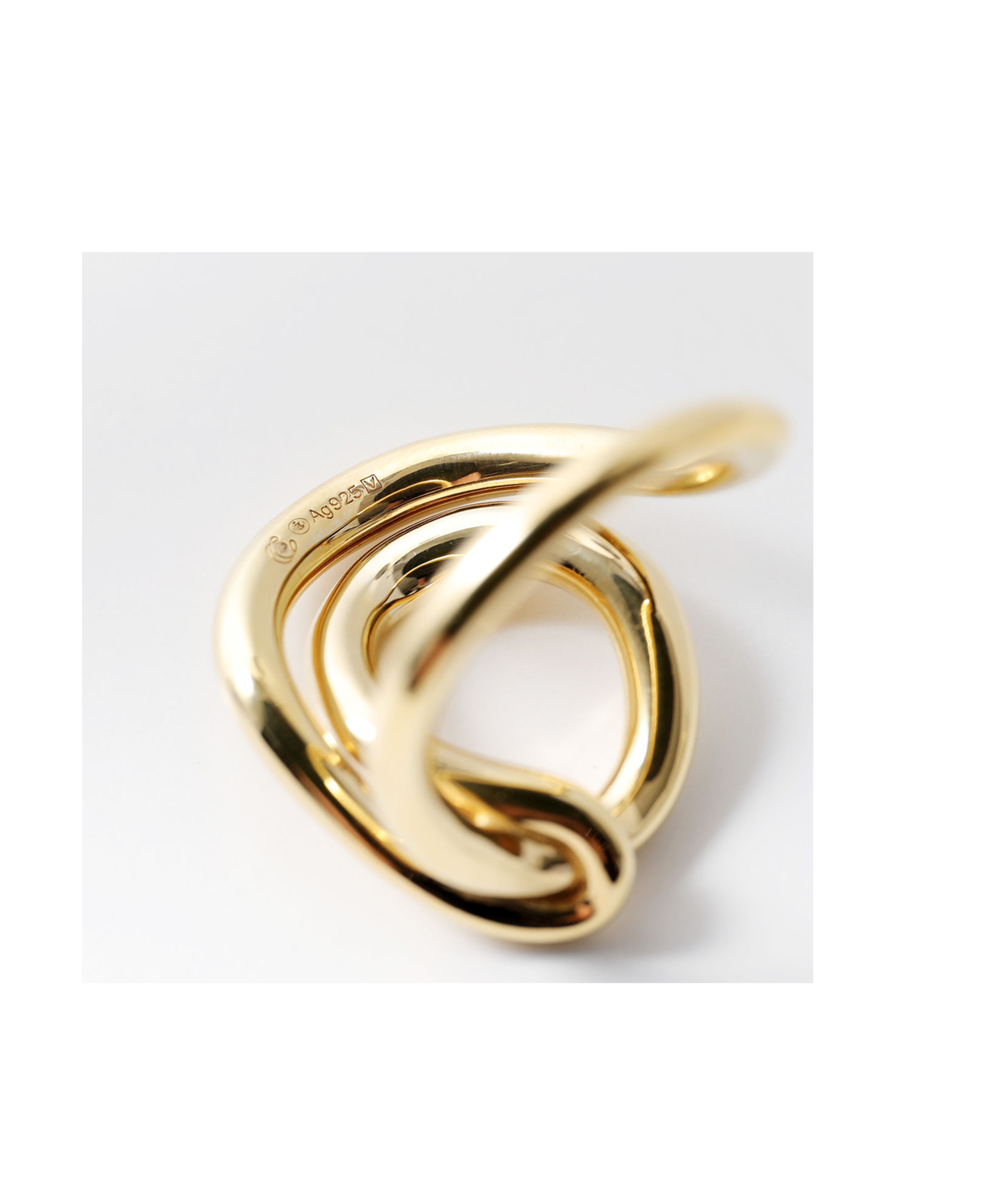 Charlotte Chesnais Irregular Ring In Yellow