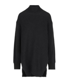 Shop Jil Sander Chunky-ribbed Wool Jumper In Black