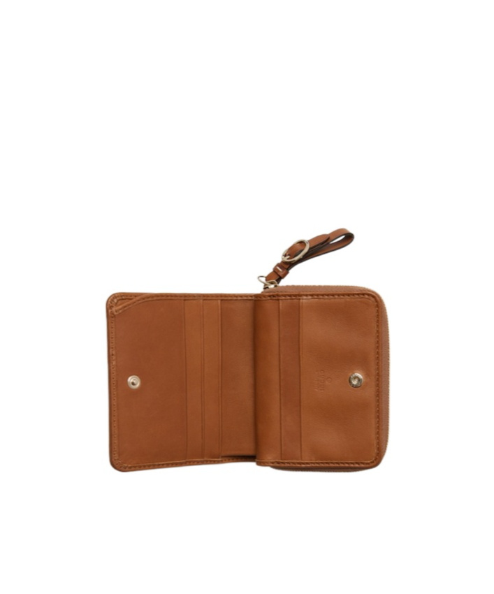 Gucci Mini Zipper Wallet In Nude