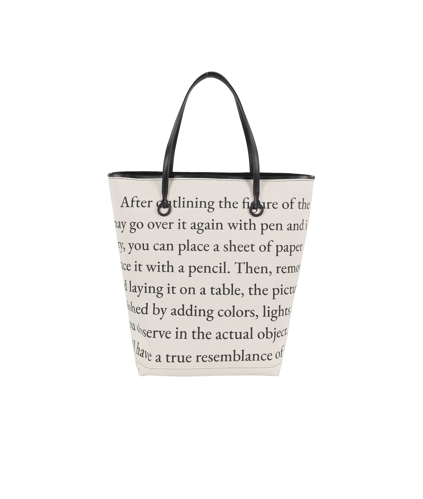 Jw Anderson Tall Anchor Tote Bag In Ivory