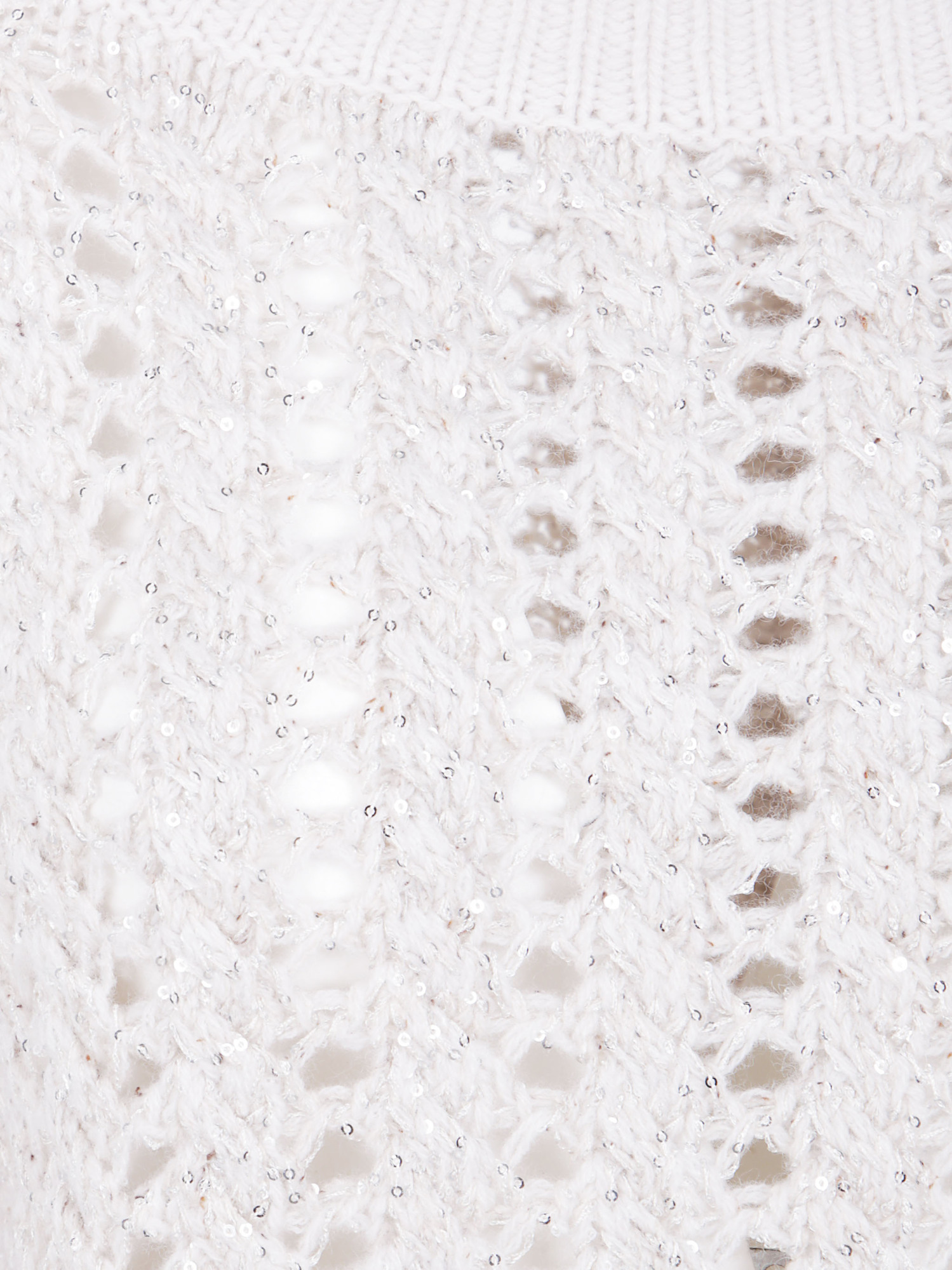 D Exterior Open-knit Sweater In Multi