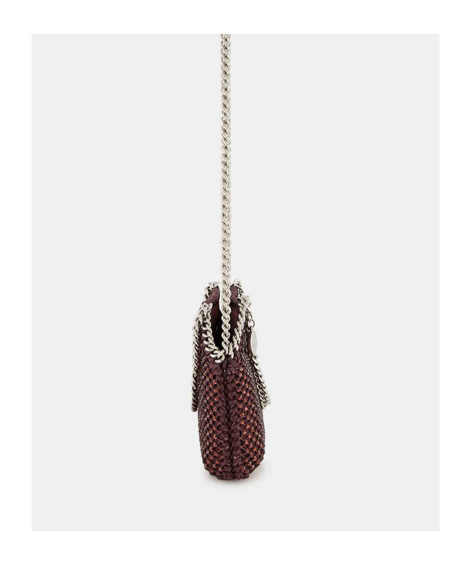 Stella Mccartney Raisin Falabella Tiny Crystal Tote