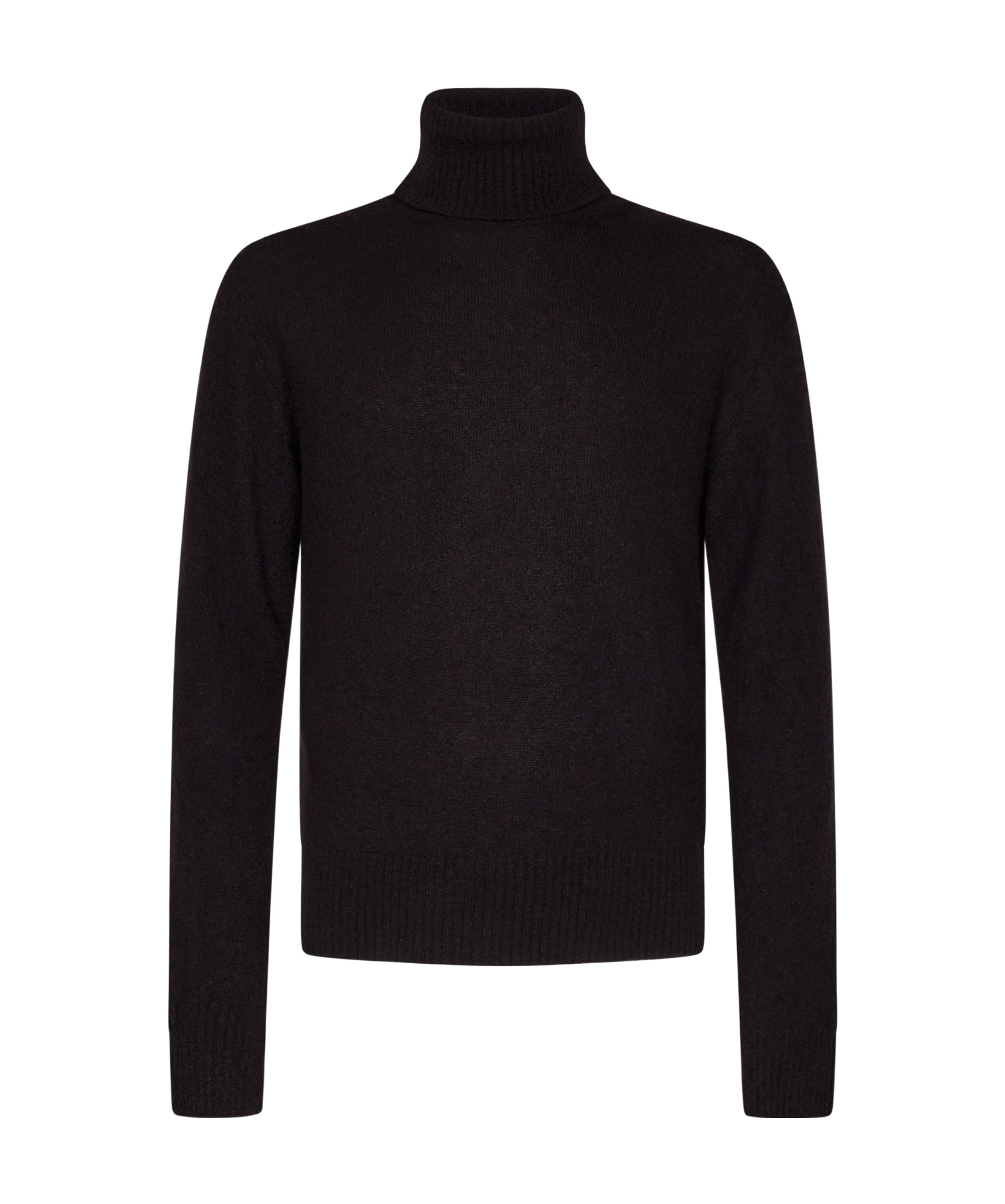 Tom Ford Wool-silk-cashmere Rollneck Sweater In Black