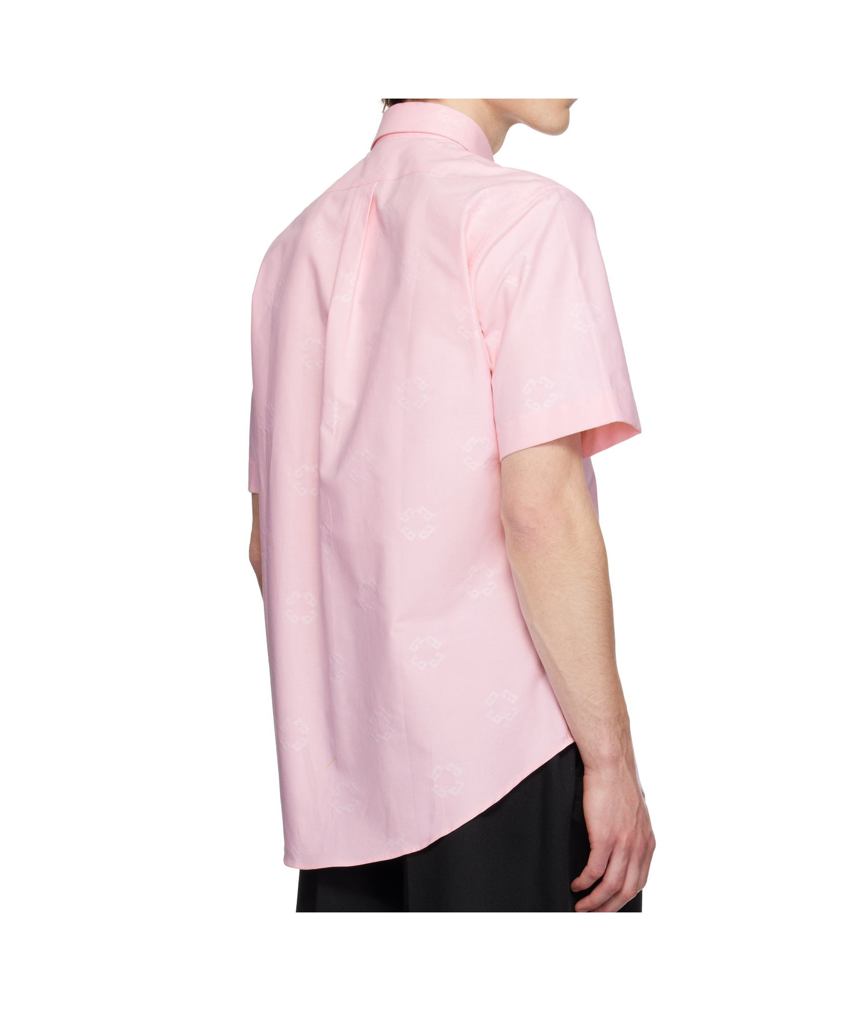 Givenchy Pink Short Sleeve Custom Fit Shirt In Tender Pink
