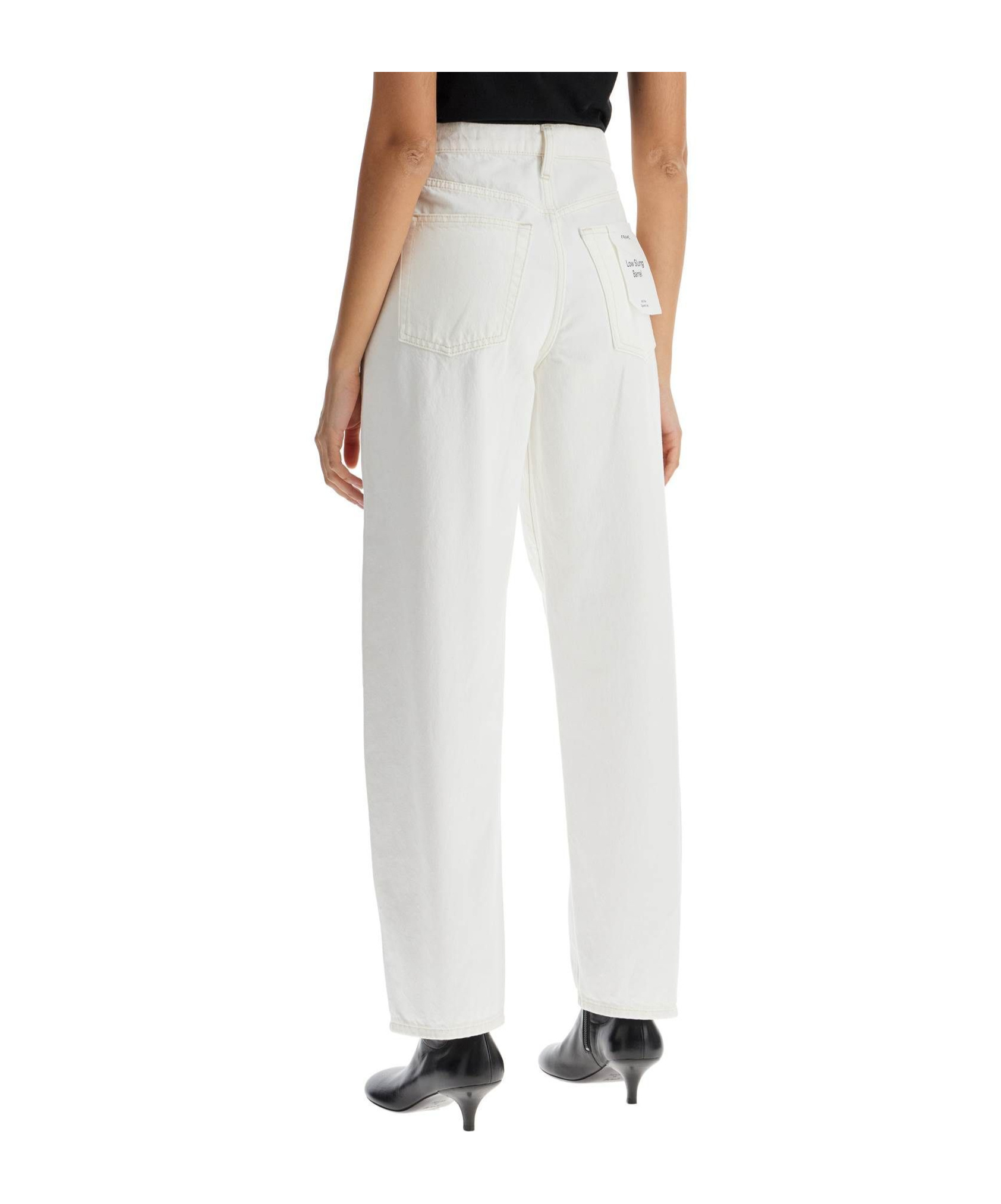 Frame Denim Trousers In White