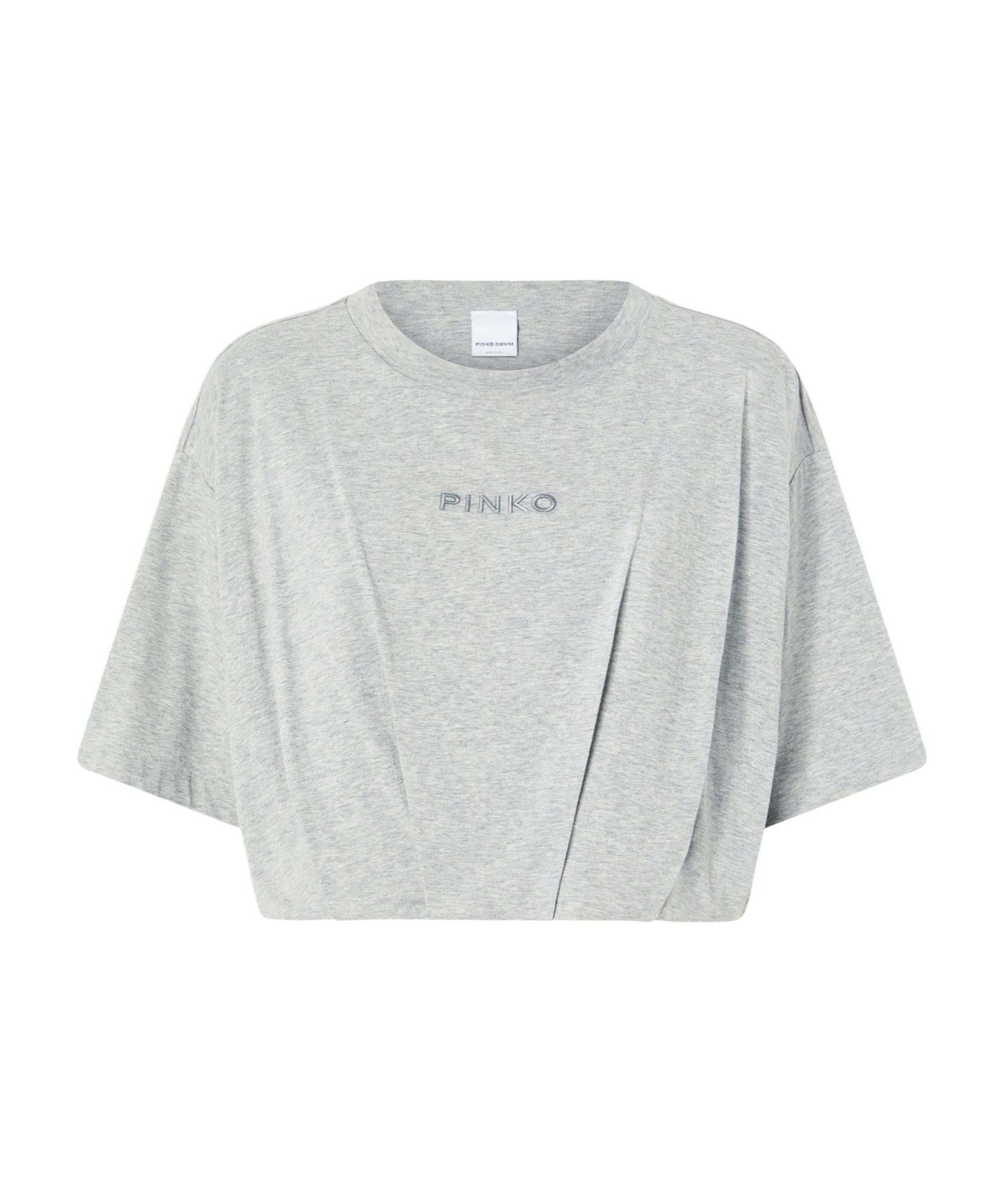 PINKO PINKO CROPPED JERSEY T-SHIRT