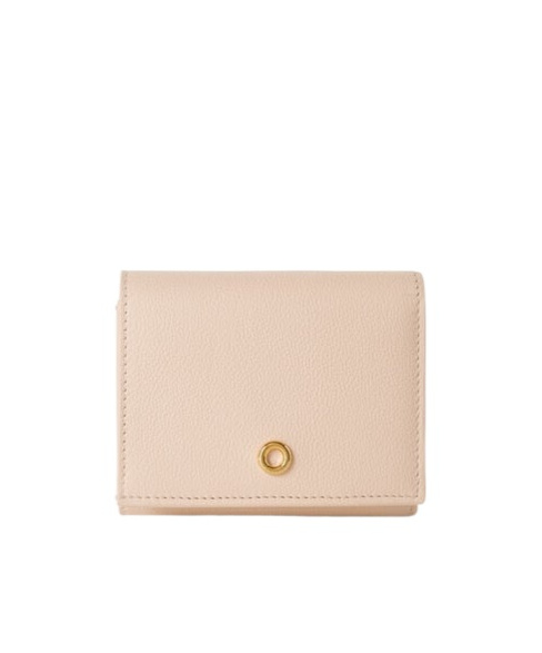 Loro Piana Folding Wallet In Cream Honey/sun Gold