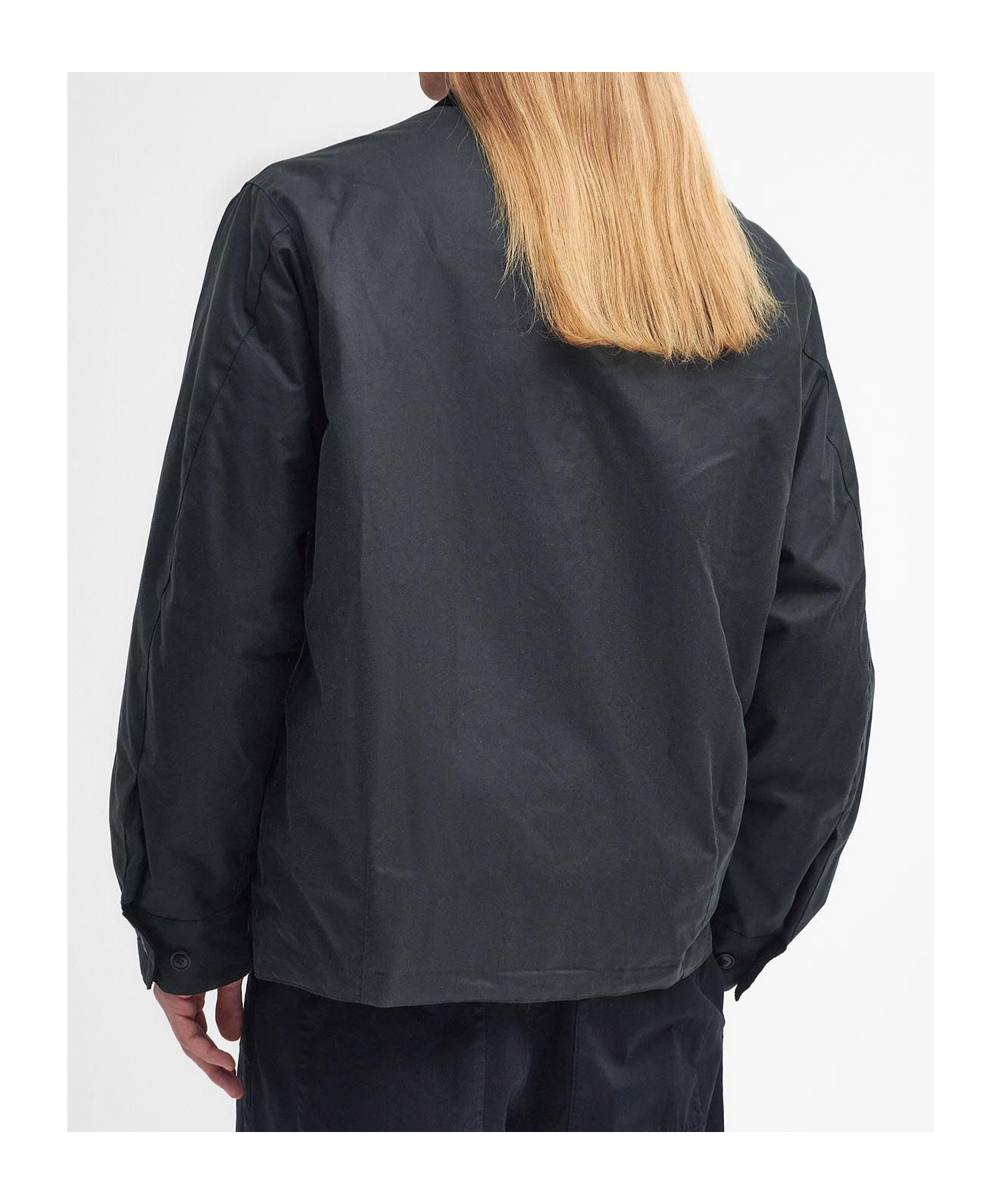 Shop Barbour Long-sleeved Casual Jacket In Black