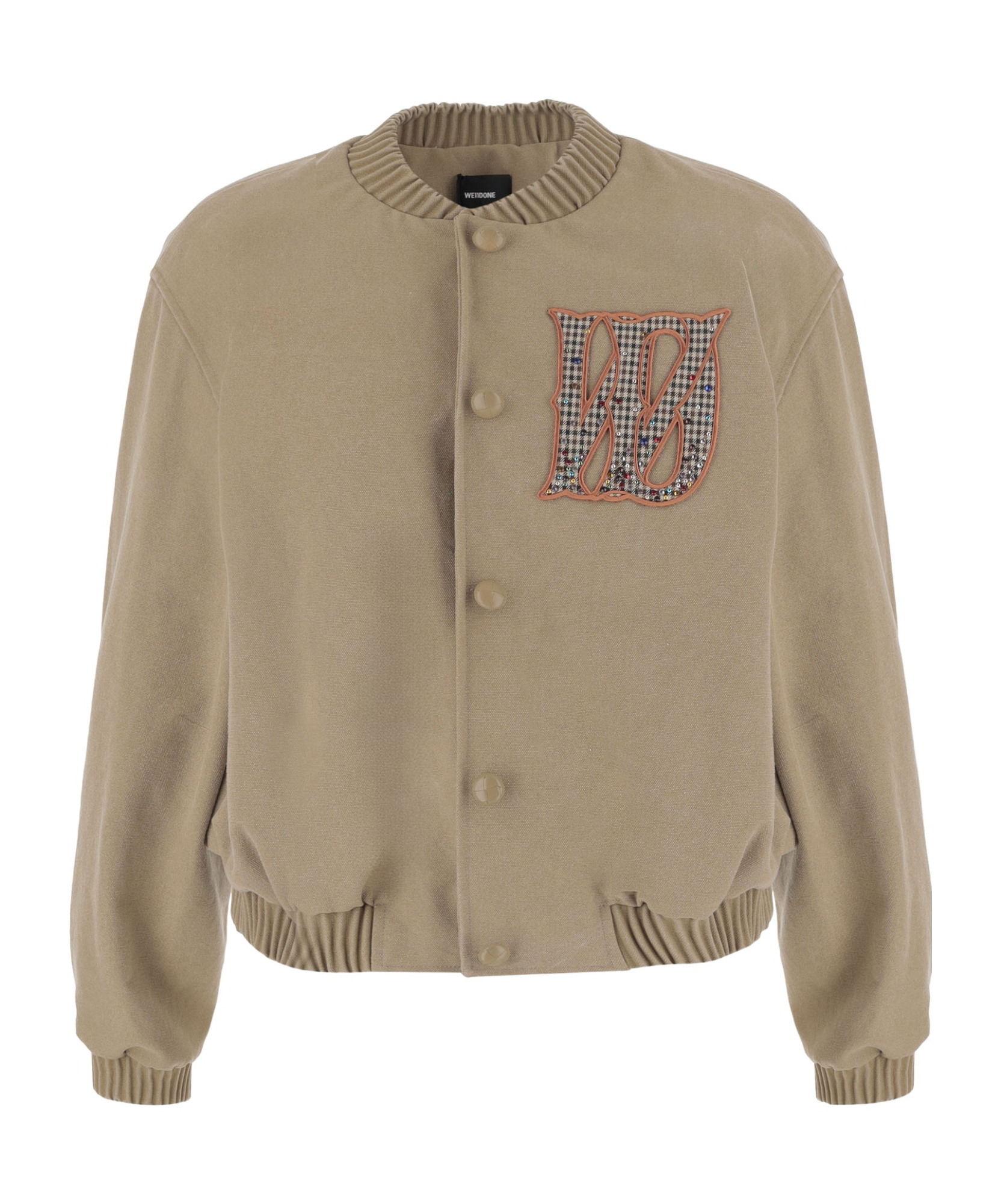 We11 Done We11done Logo Embroidered Jacket In Nude